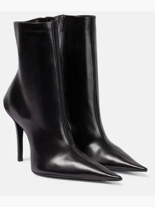 Luxury Balenciaga  Witch 110MM Middle Boots Black