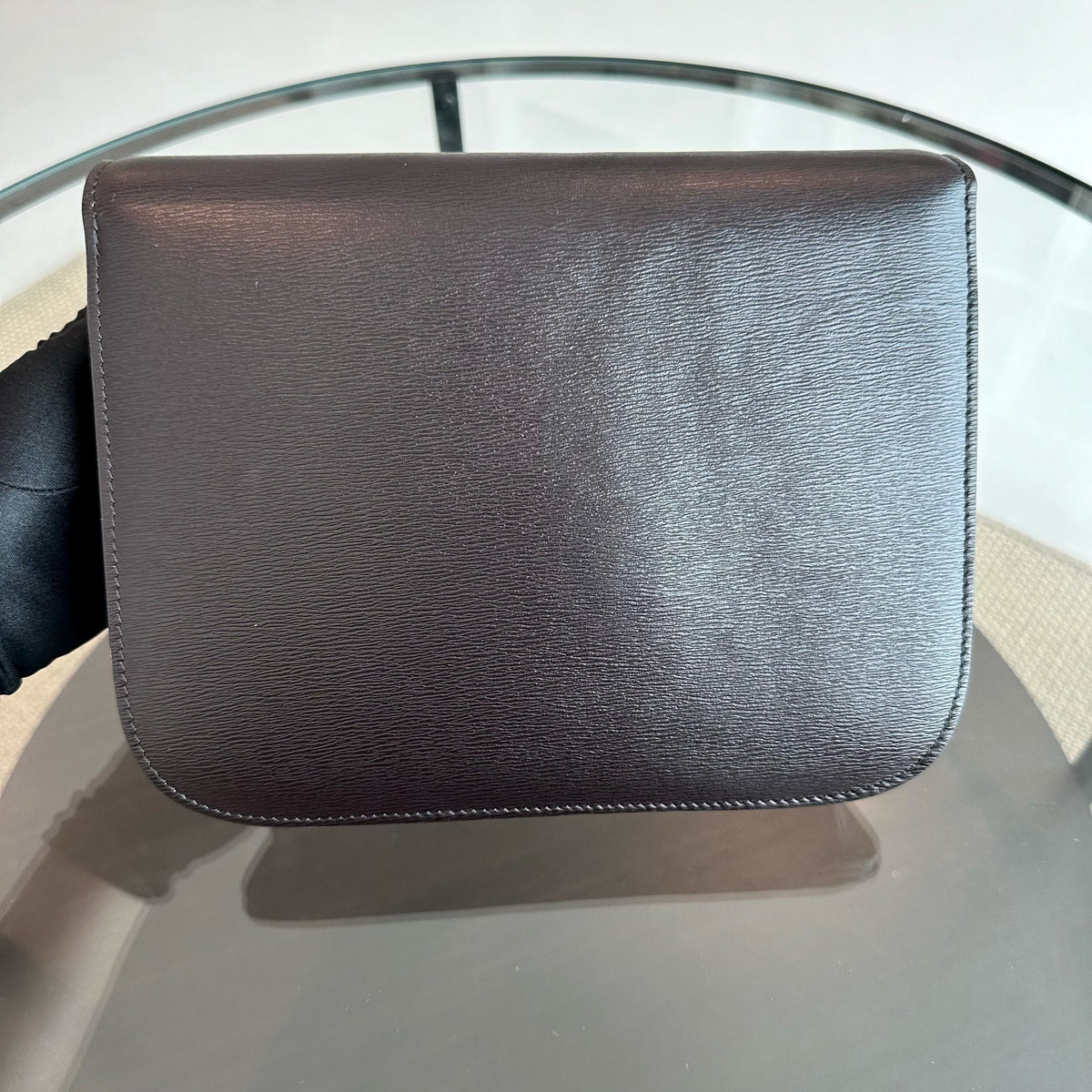 Celine Classic Box Medium Liege Calfskin Dark Brown GHW
