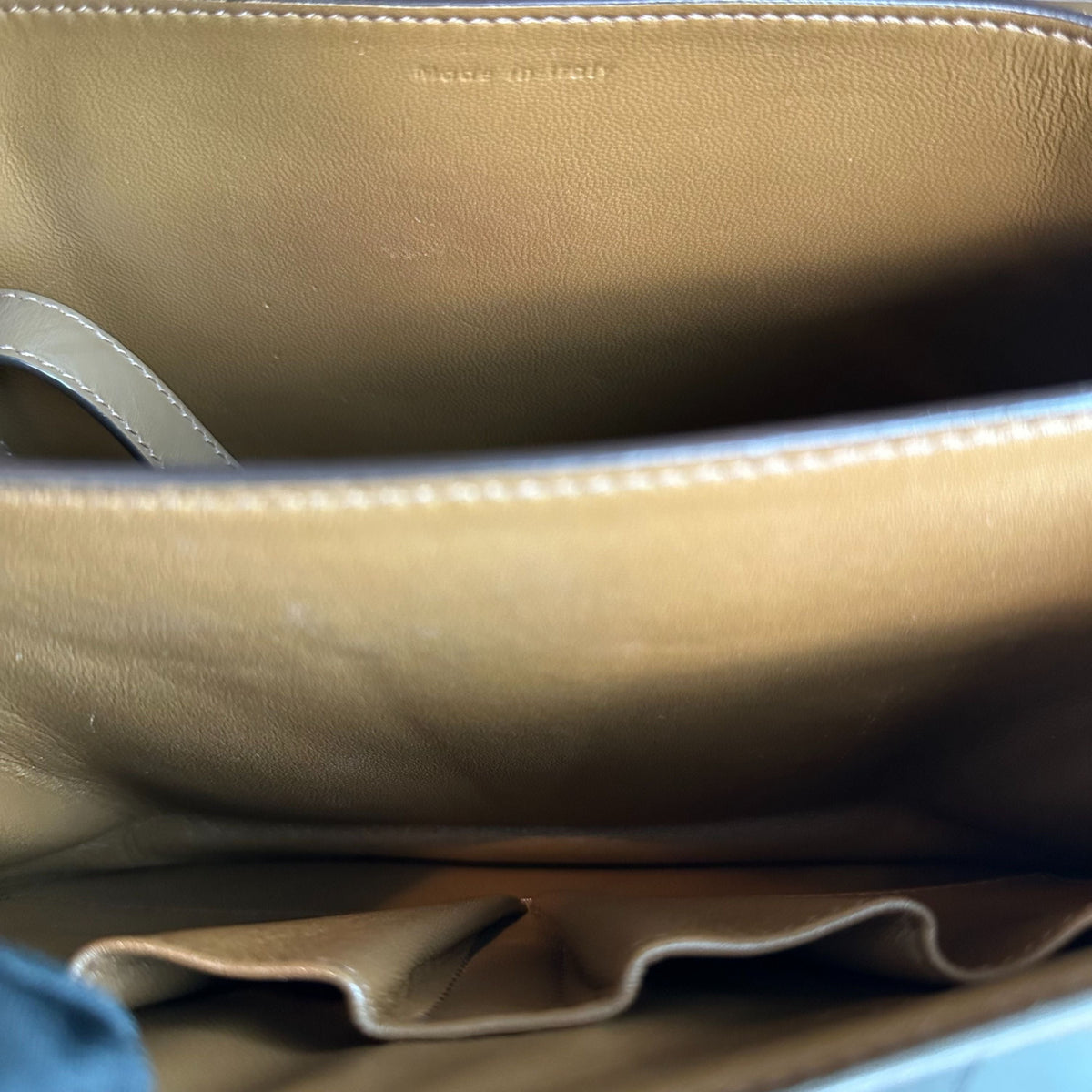 Celine Classic Box Medium Smooth Calfskin Leather Caramel GHW