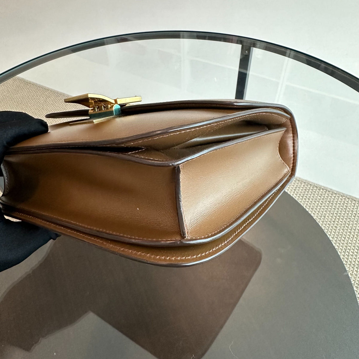 Celine Classic Box Medium Smooth Calfskin Leather Caramel GHW