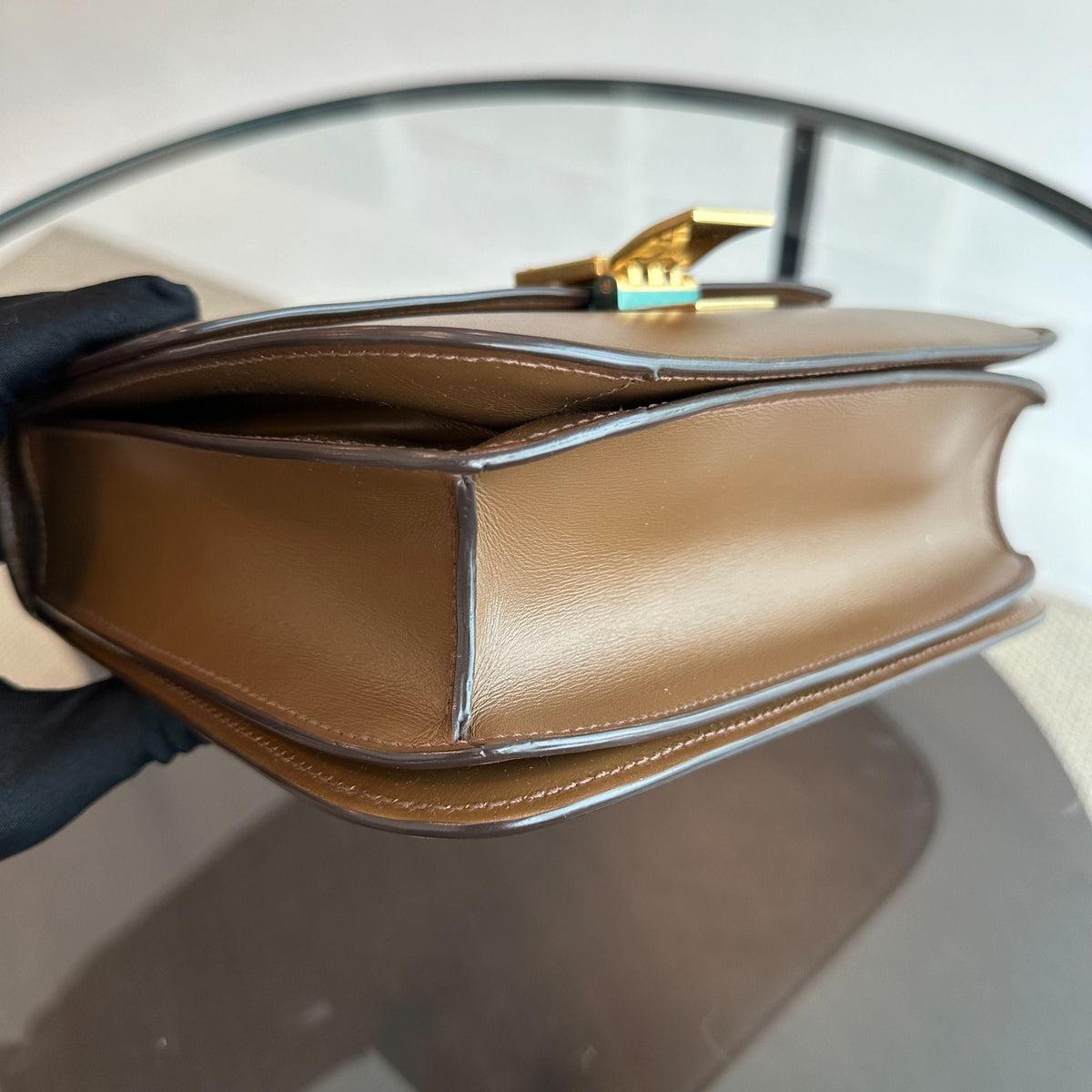 Celine Classic Box Medium Smooth Calfskin Leather Caramel GHW