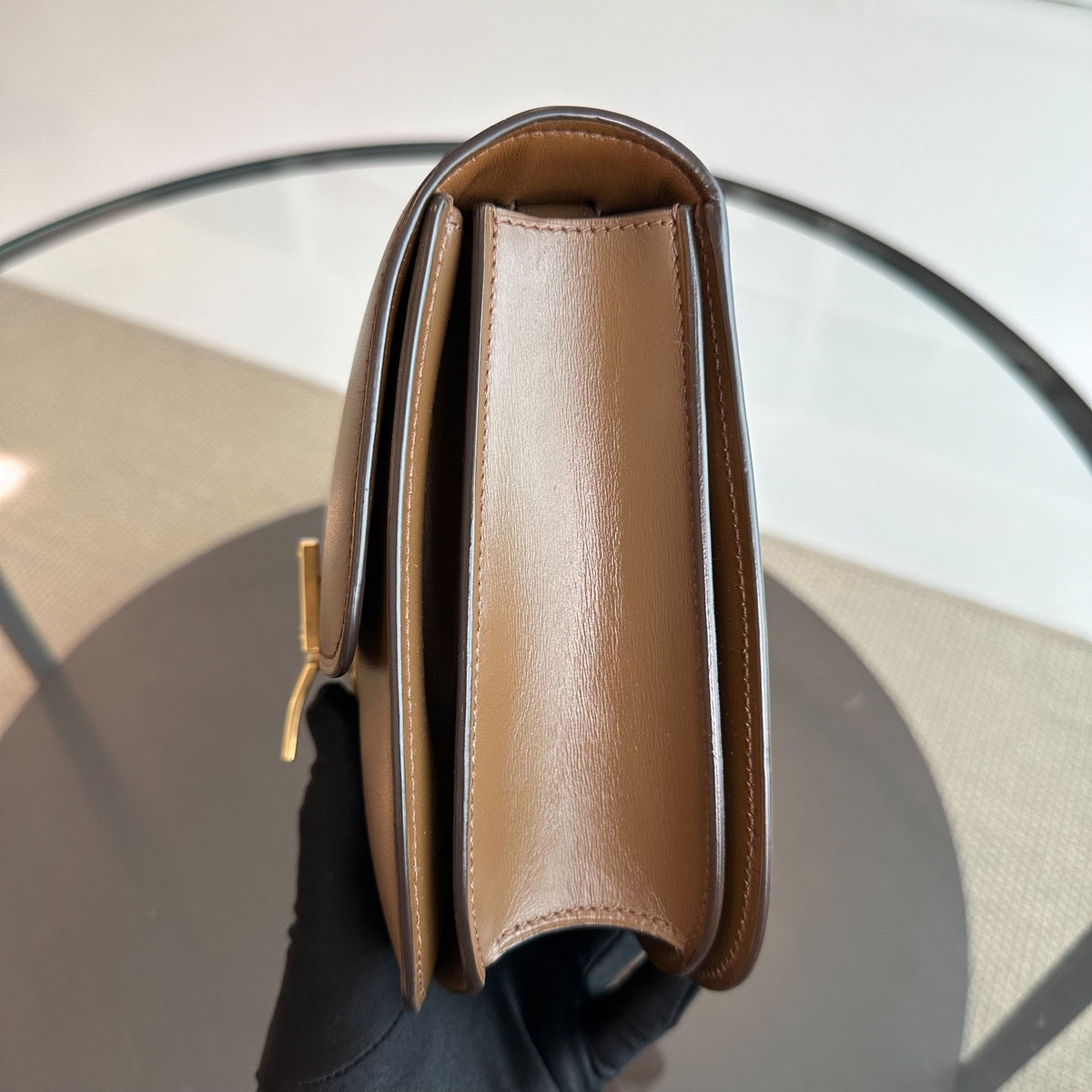 Celine Classic Box Medium Smooth Calfskin Leather Caramel GHW