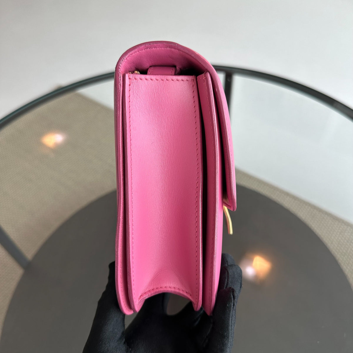 Celine Box Classic - Medium Smooth Calfskin Leather Pink GHW