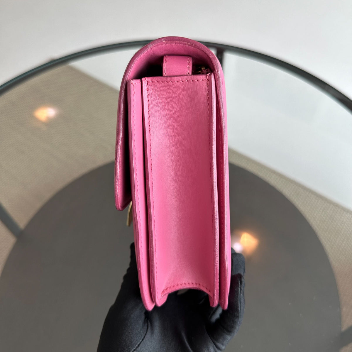 Celine Box Classic - Medium Smooth Calfskin Leather Pink GHW