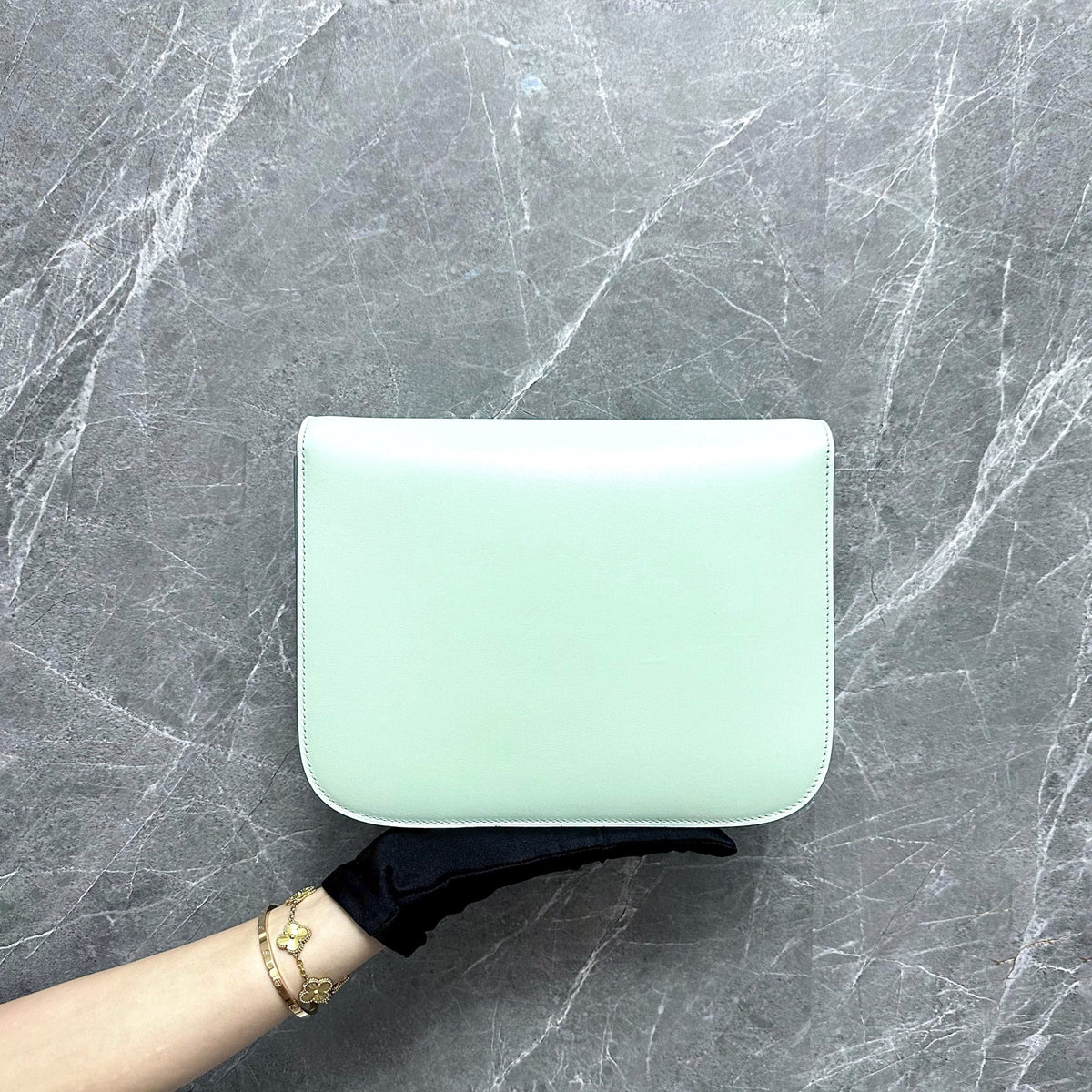 Celine Classic Box Smooth Calfskin Mint Green GHW