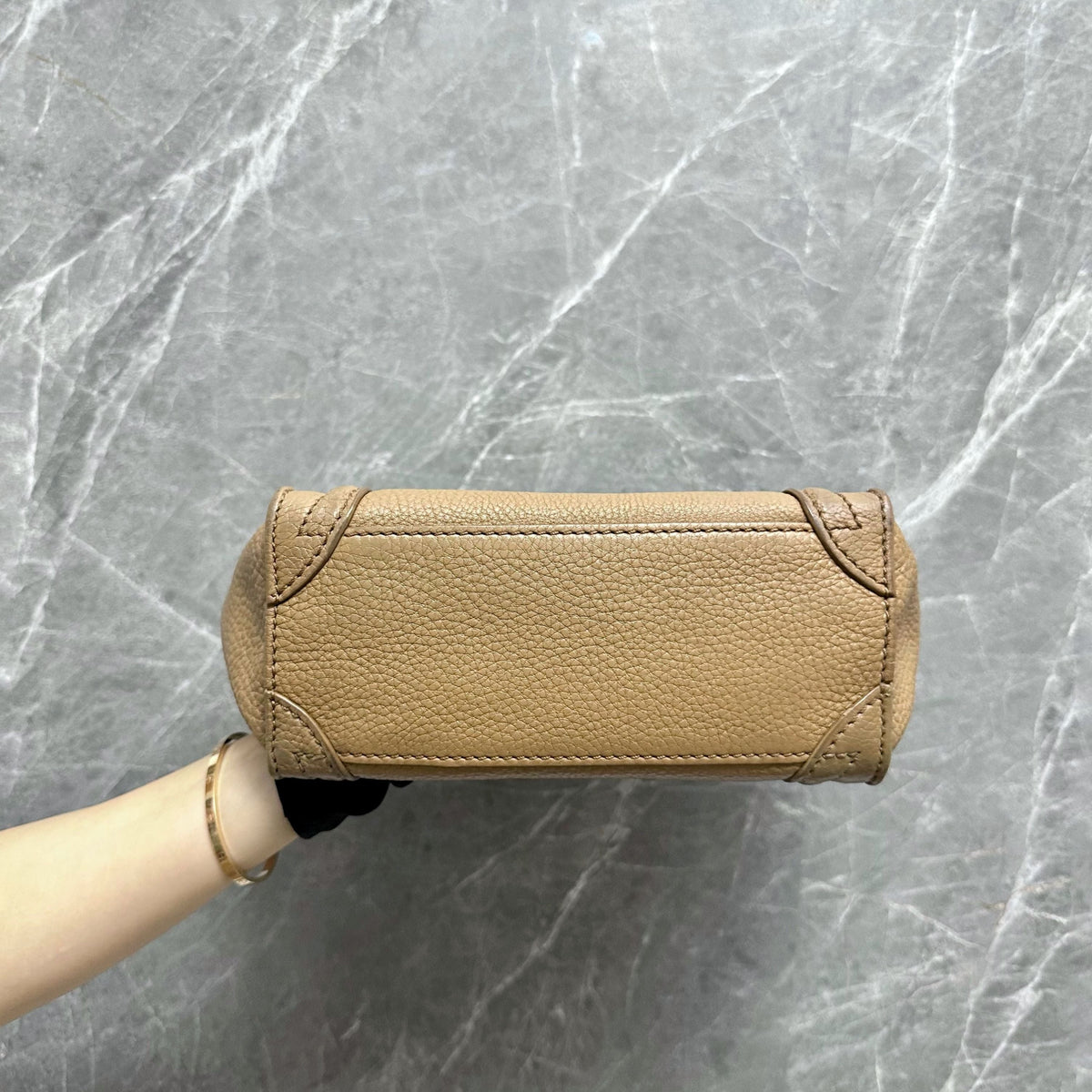 Celine Luggage Mini Camel Beige Top Handle Bag