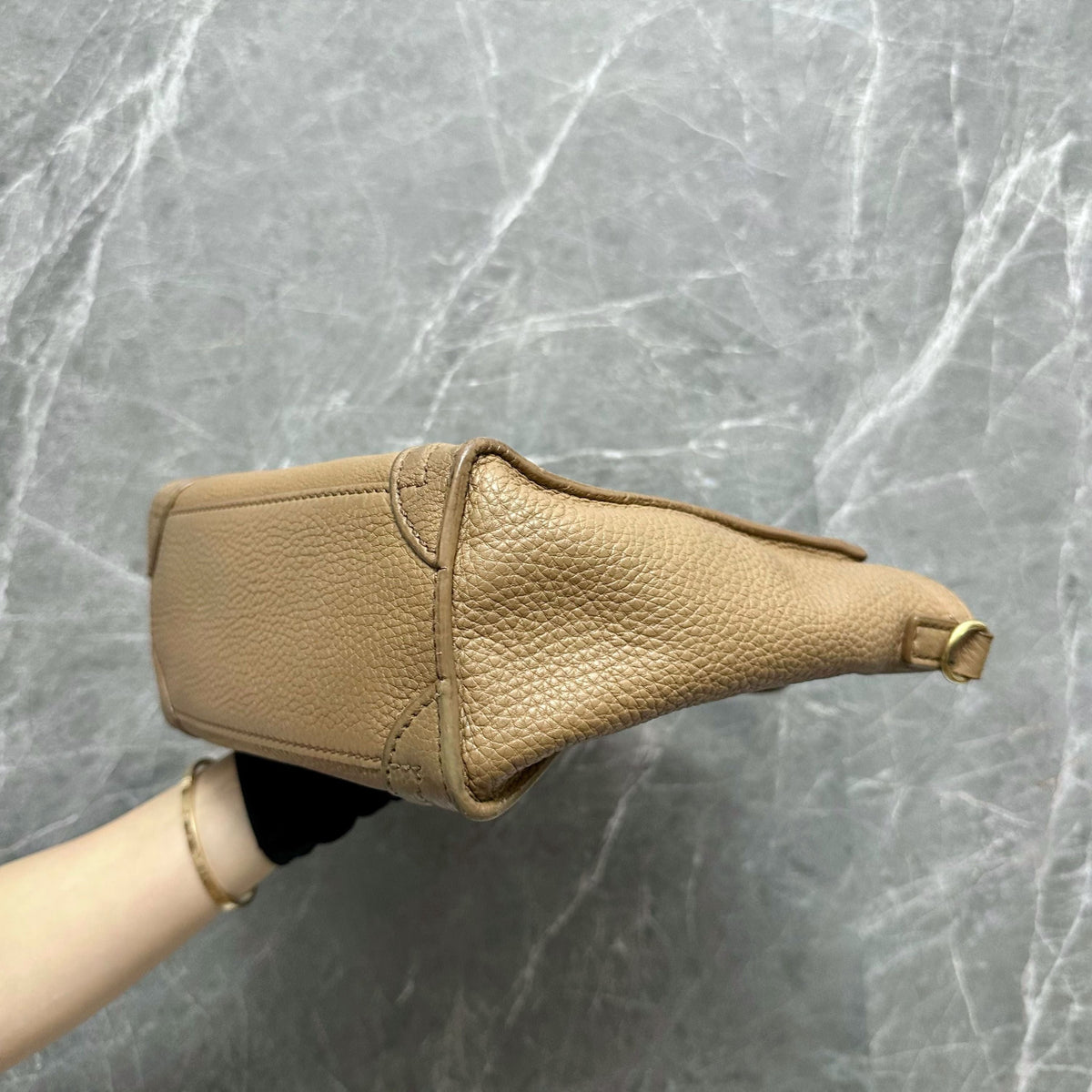 Celine Luggage Mini Camel Beige Top Handle Bag
