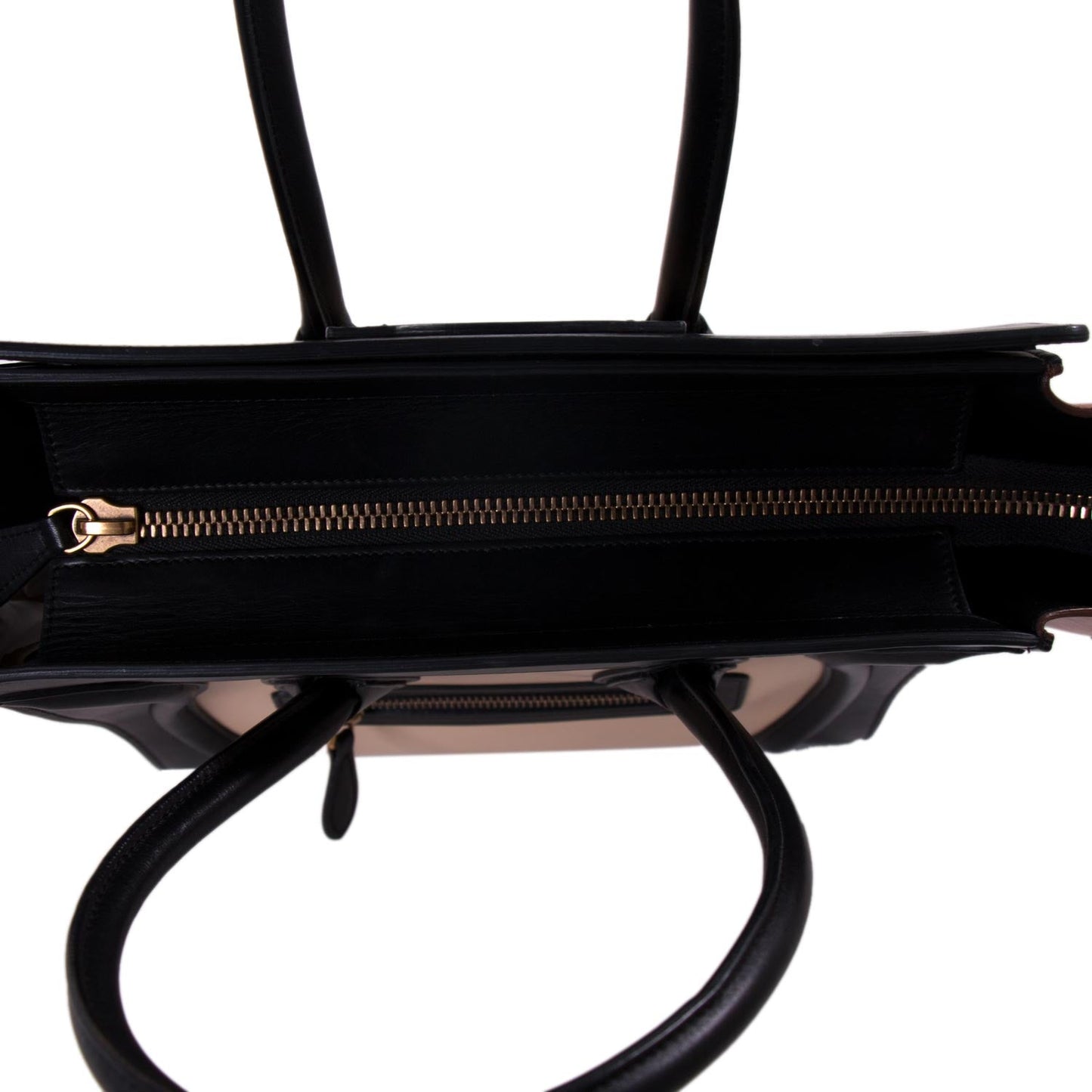 Celine Tricolor Micro Luggage Tote Bag