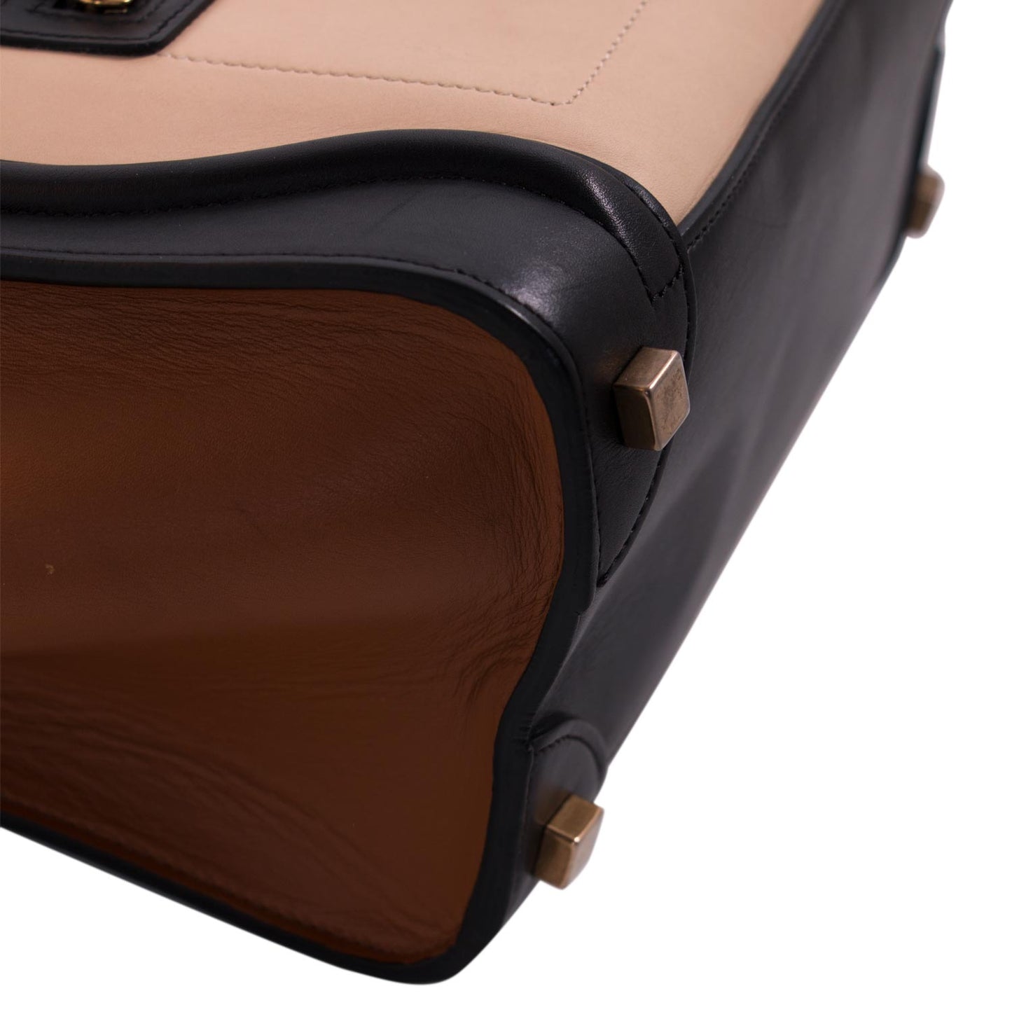 Celine Tricolor Micro Luggage Tote Bag