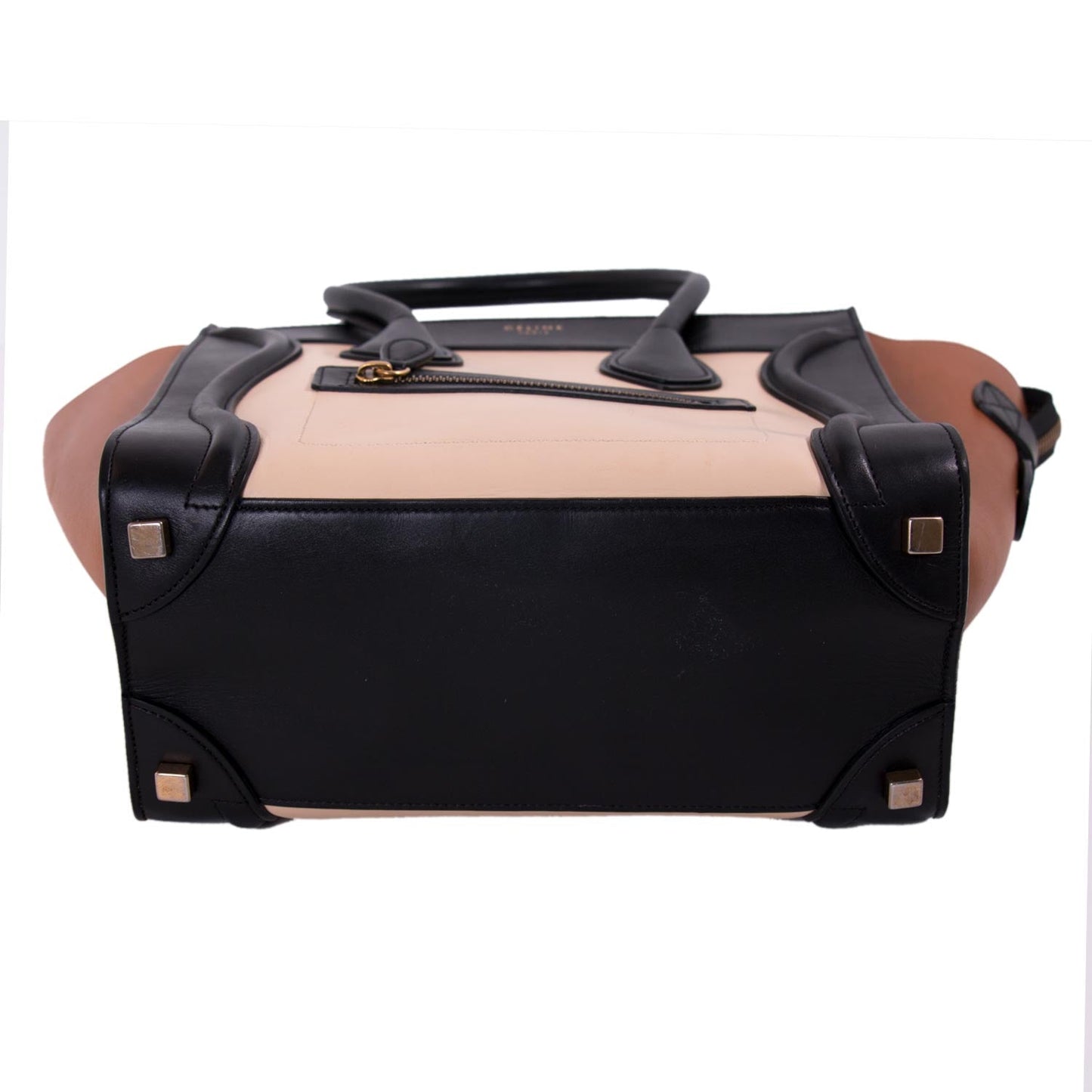 Celine Tricolor Micro Luggage Tote Bag