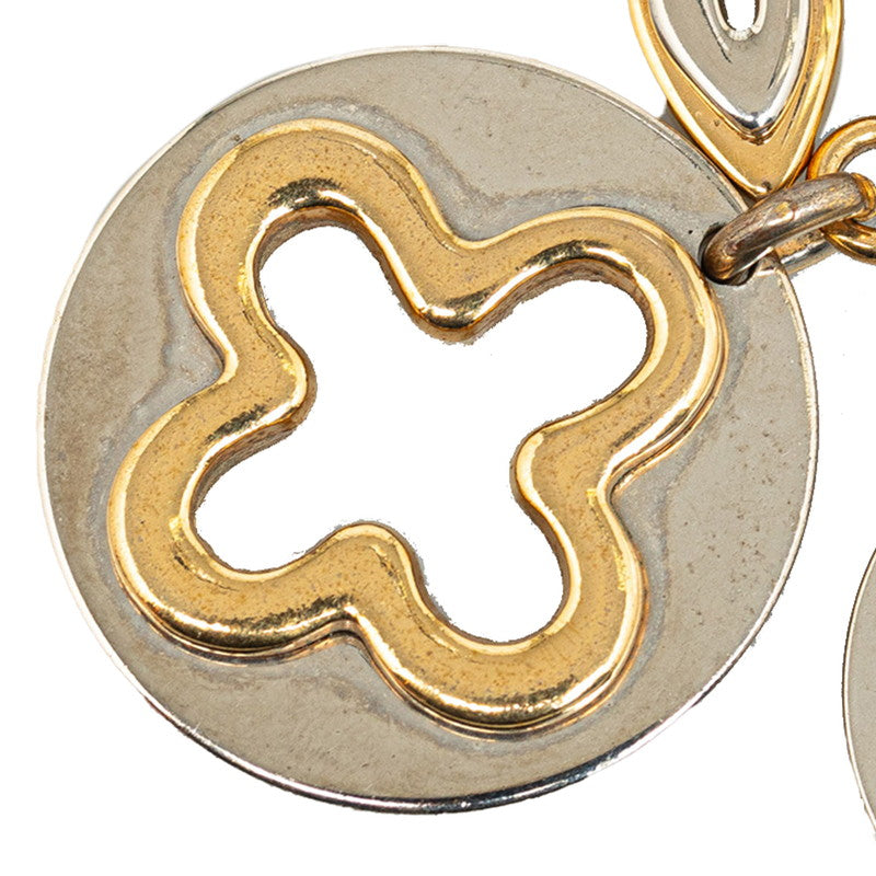 Louis Vuitton Monogram Porteocleans Keying Charm M66133 G Silver Plated Metal  Louis Vuitton