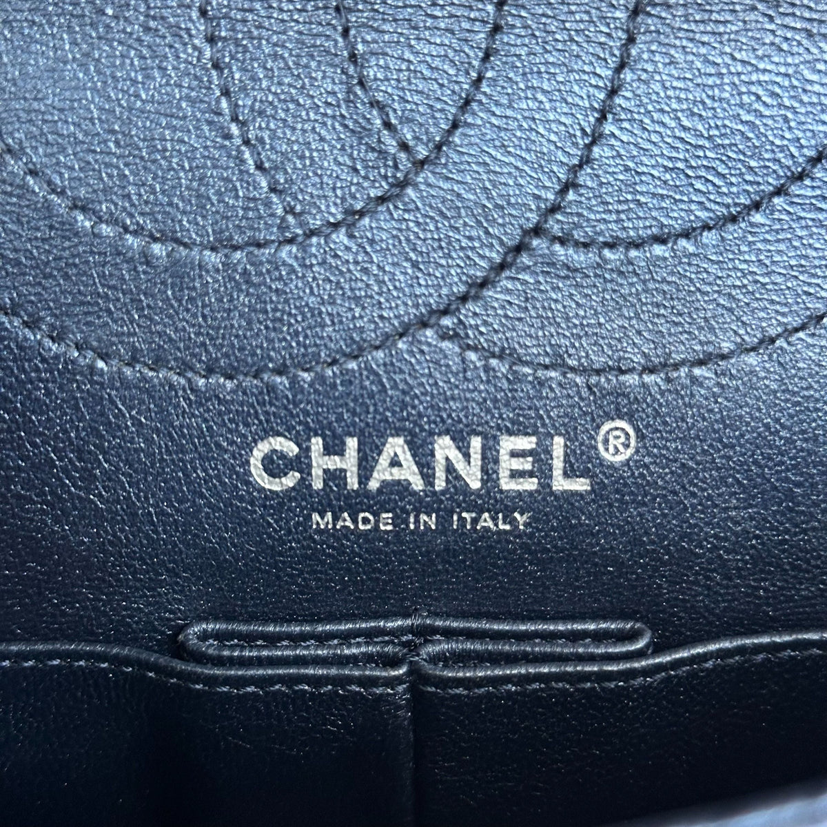 2.55 Reissue Calfskin Iridescent Blue SHW No 11
