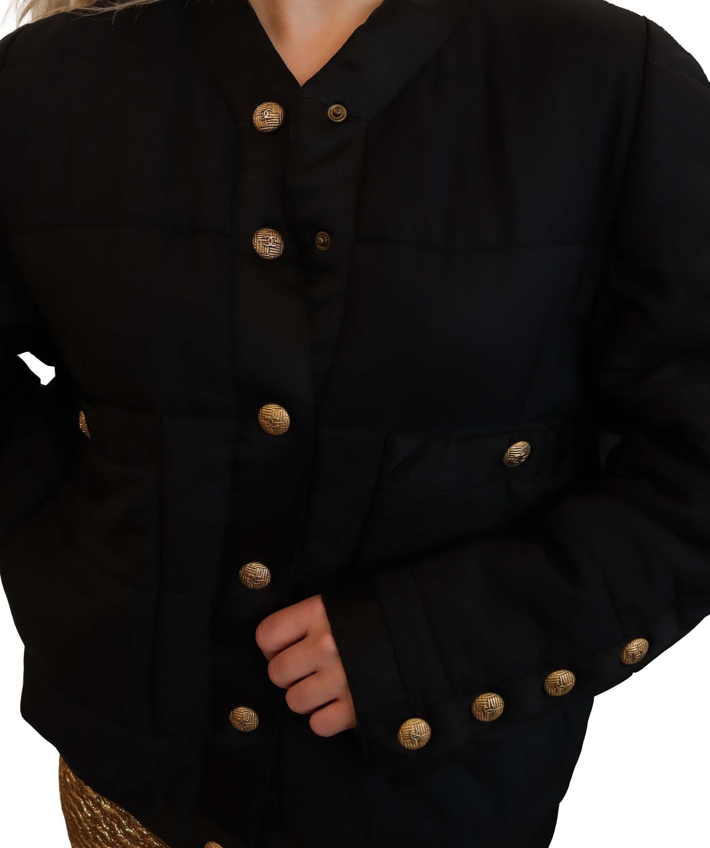Chanel black down jacket - DXBS2548