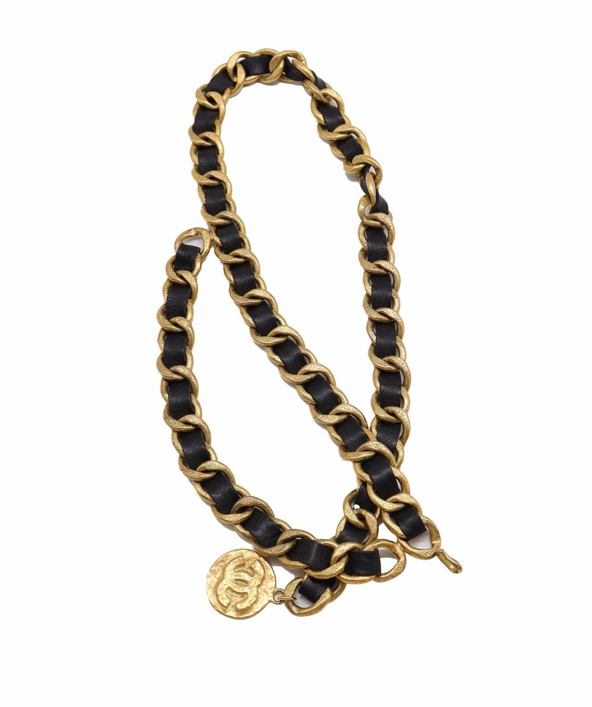 Chanel Large Belt Black / Gold  DXBS2931