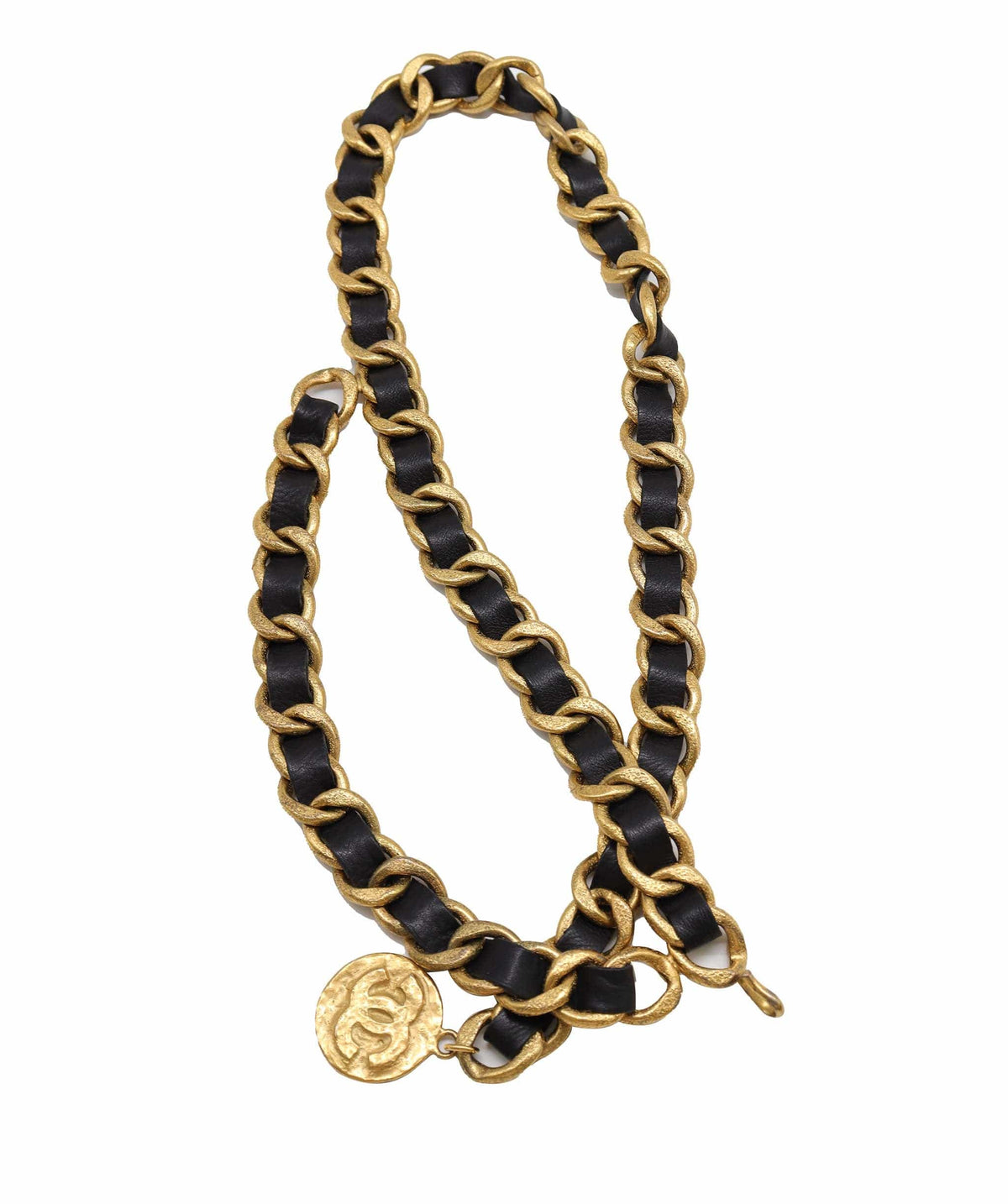 Chanel Large Belt Black / Gold  DXBS2931