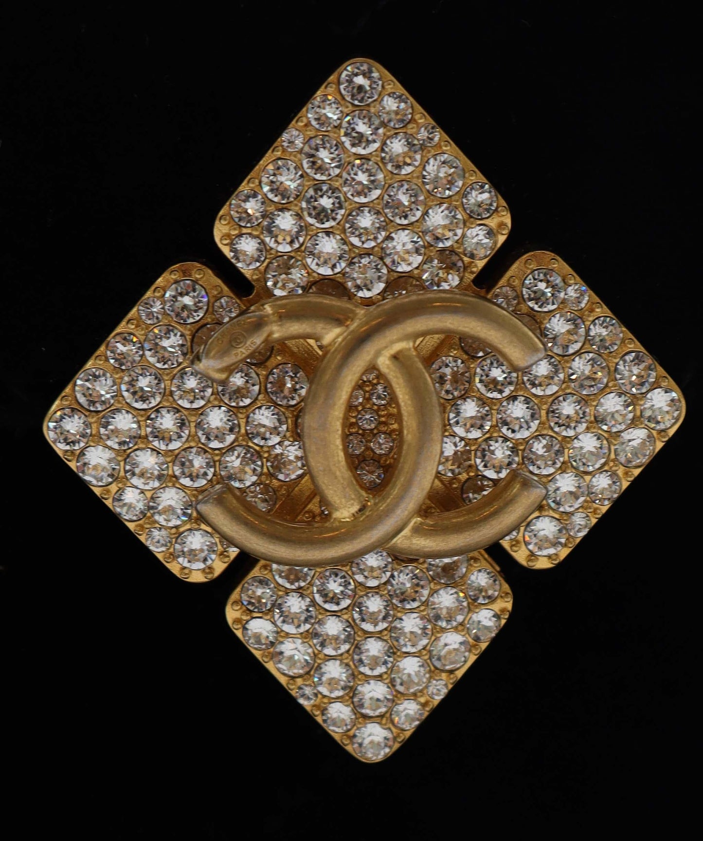 CHANEL VINTAGE VELOR RHINESTONE CHAIN SHOULDER -  DXBS2755