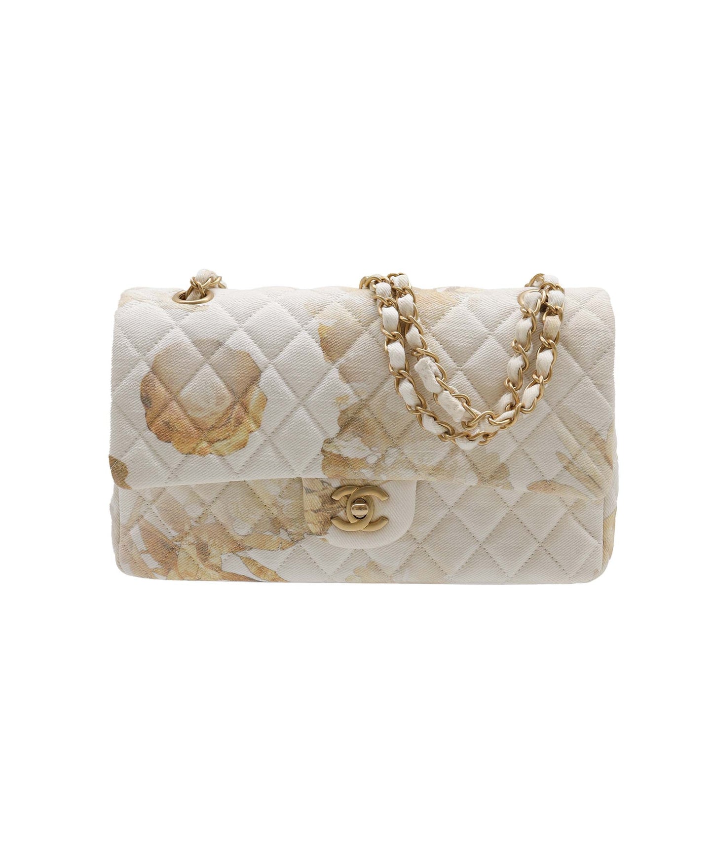 Chanel Denim Canvas Flower Classic Flap - DXBS2774