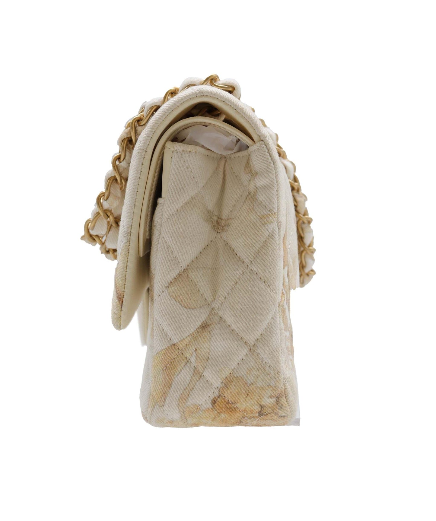 Chanel Denim Canvas Flower Classic Flap - DXBS2774