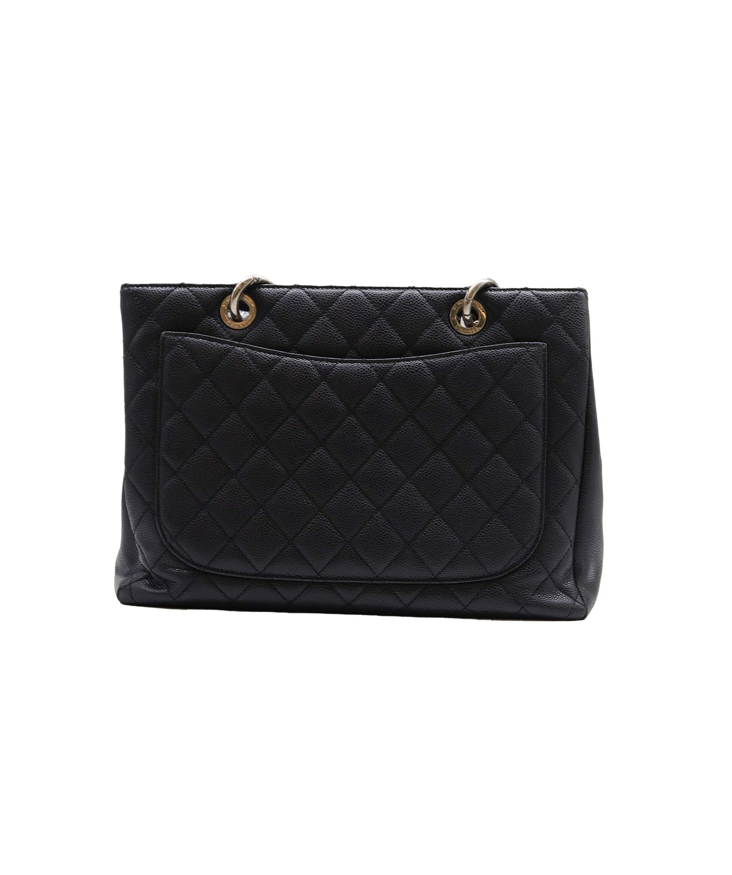 Chanel Grand Shopping Tote (GST) Black Caviar SHW #15 SKC1941