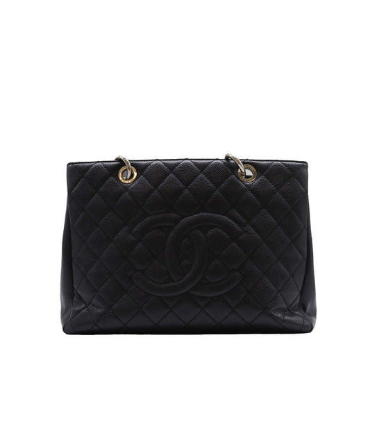 Chanel Grand Shopping Tote (GST) Black Caviar SHW #15 SKC1941