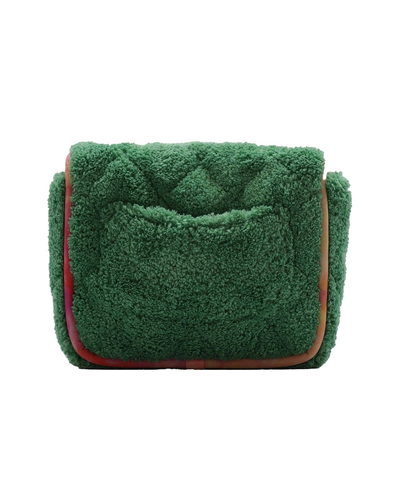 Chanel Green Towling Fluffy Flap Bag DXBK0324