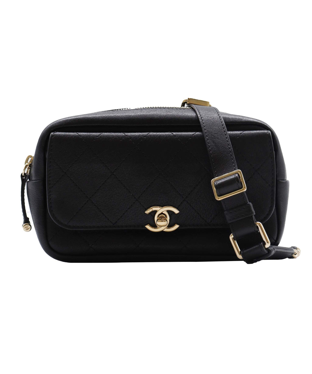 Chanel Mini Black GHW DXBS2971