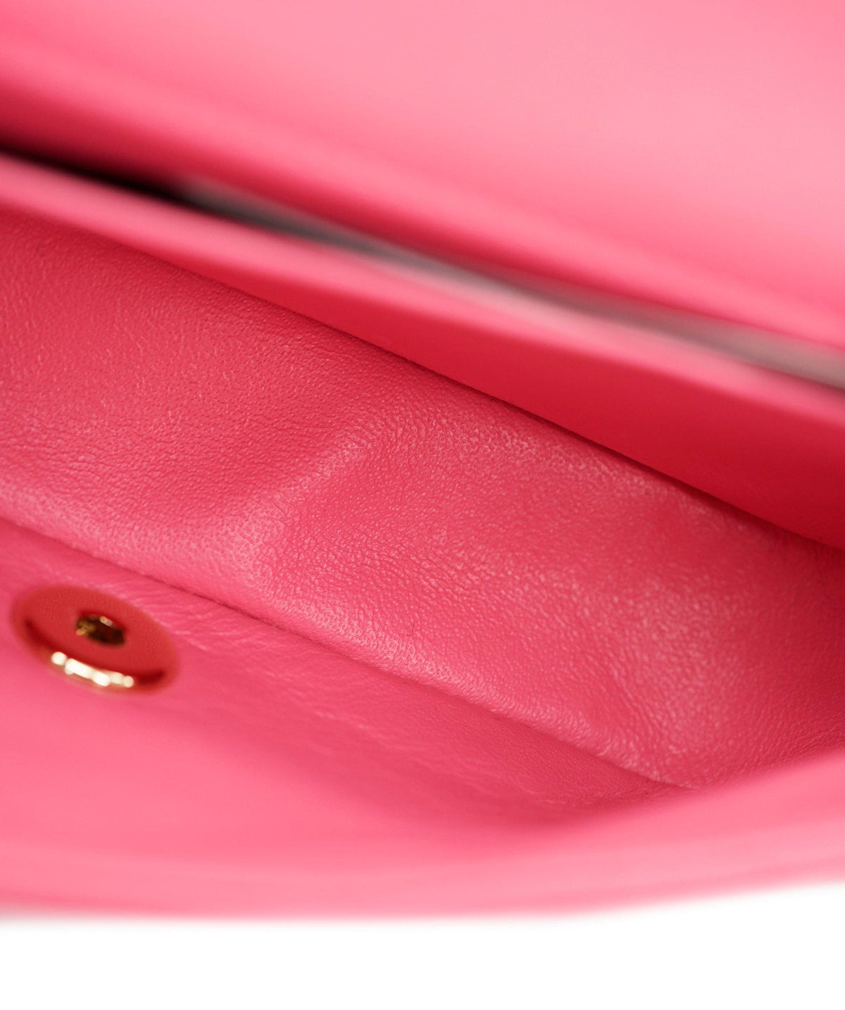 Chanel Pink Lambskin "V for Victory" Crystal Embellished Extra Mini Rectangle Flap ALC2052