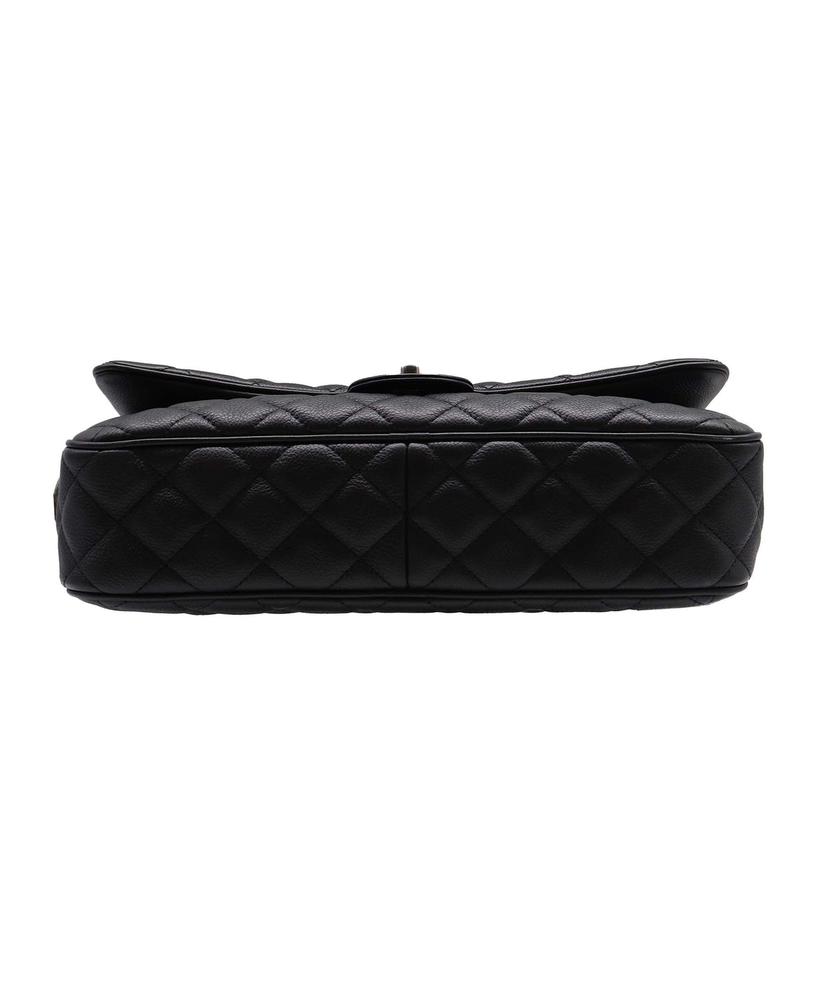 CHANEL QUILTED LEATHER LARGE BLACK CAVIAR CASUAL ROCK FLAP BAG RJC4442