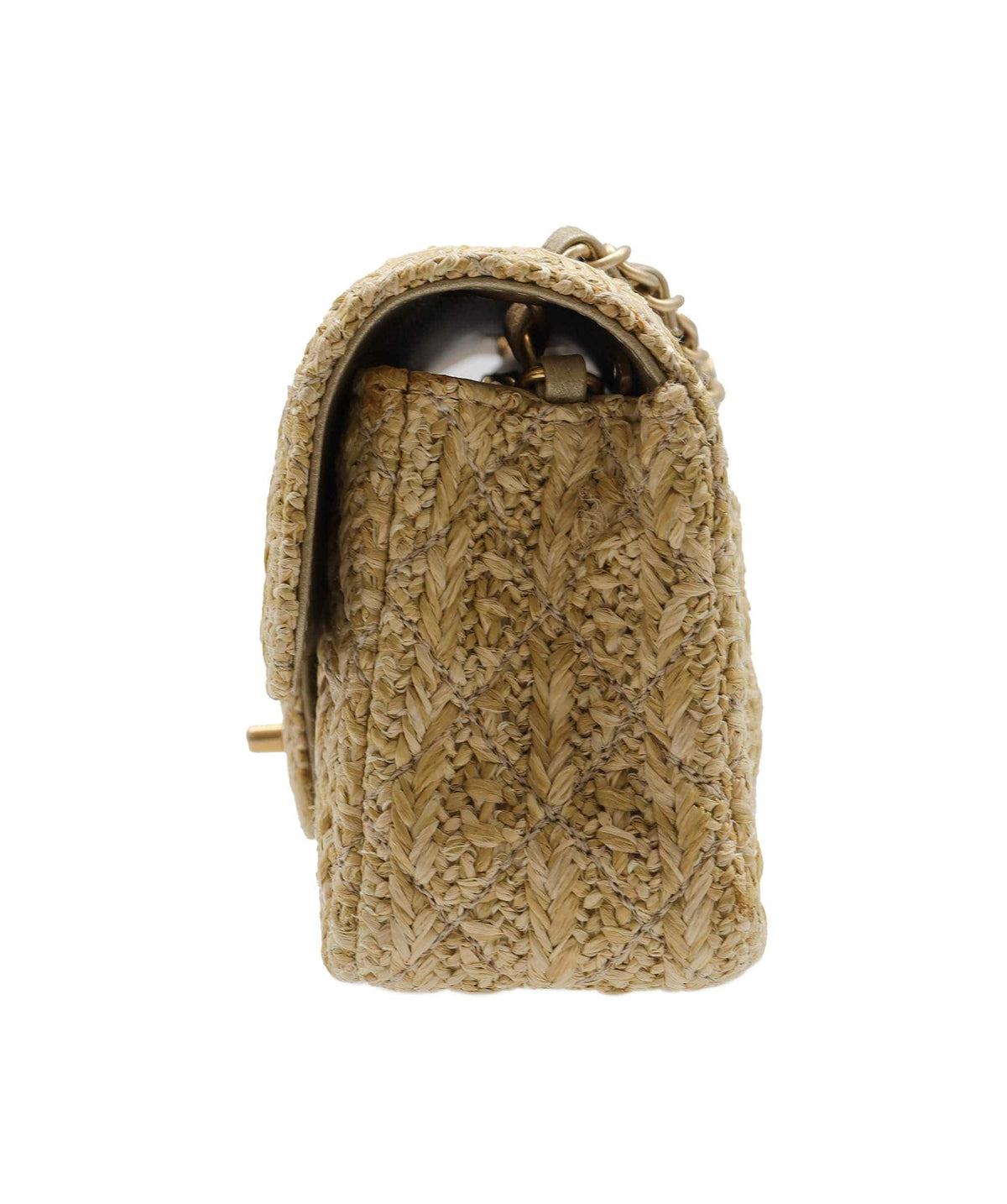 Chanel Raffia Med Classic Flap 2018 DXBS2767
