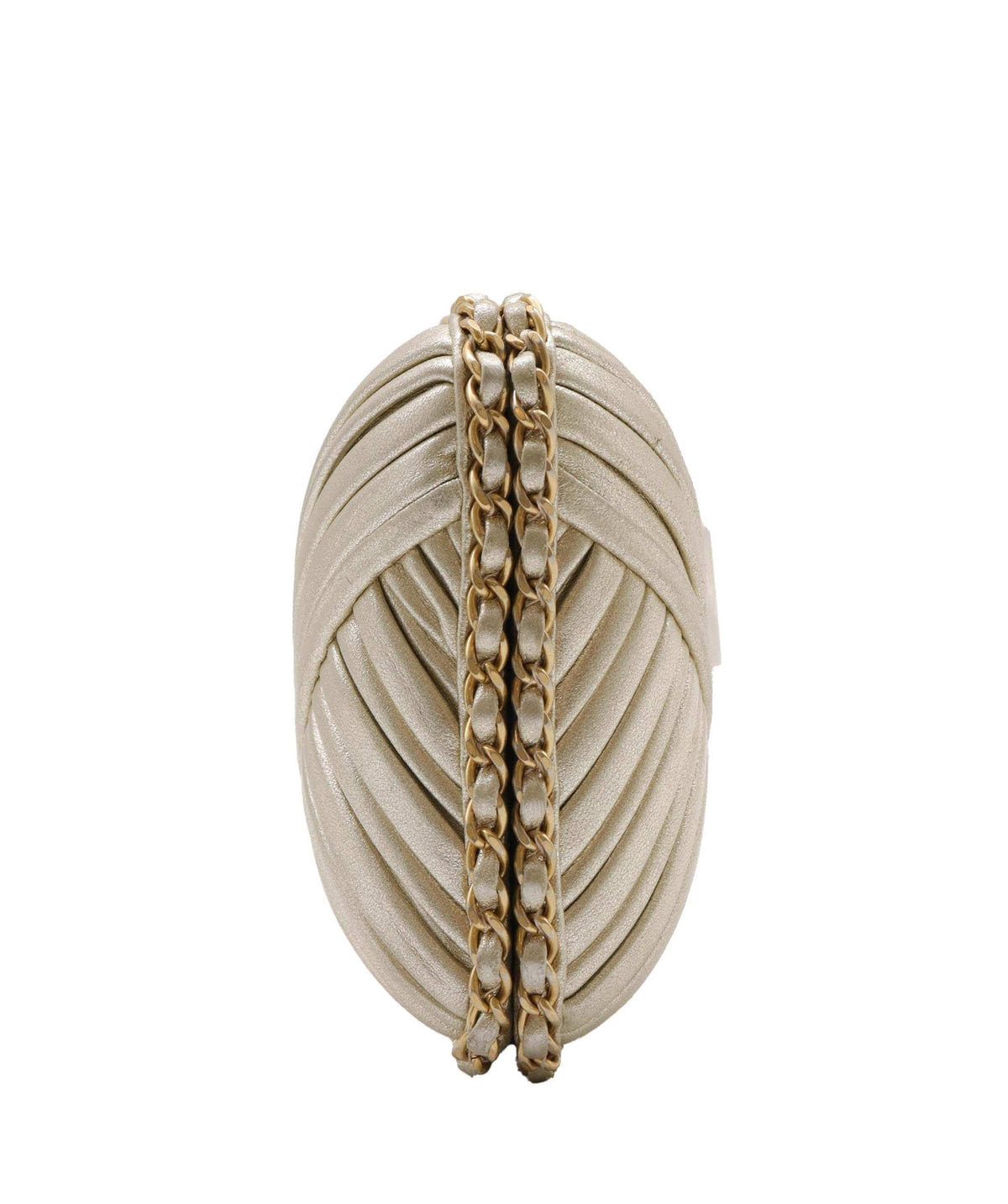 Chanel Ruched Metallic Evening Clutch - DXBS2772