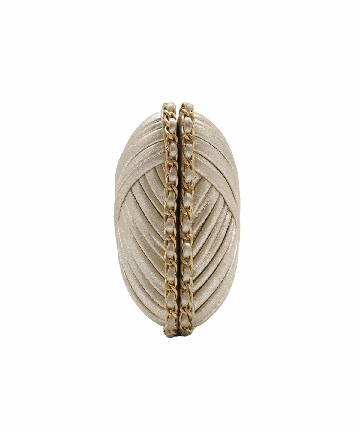 Chanel Ruched Metallic Evening Clutch - DXBS2772