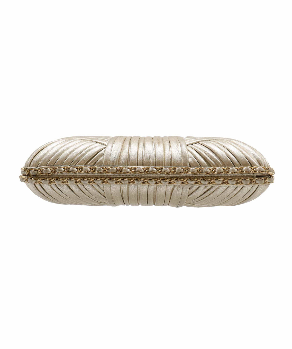Chanel Ruched Metallic Evening Clutch - DXBS2772