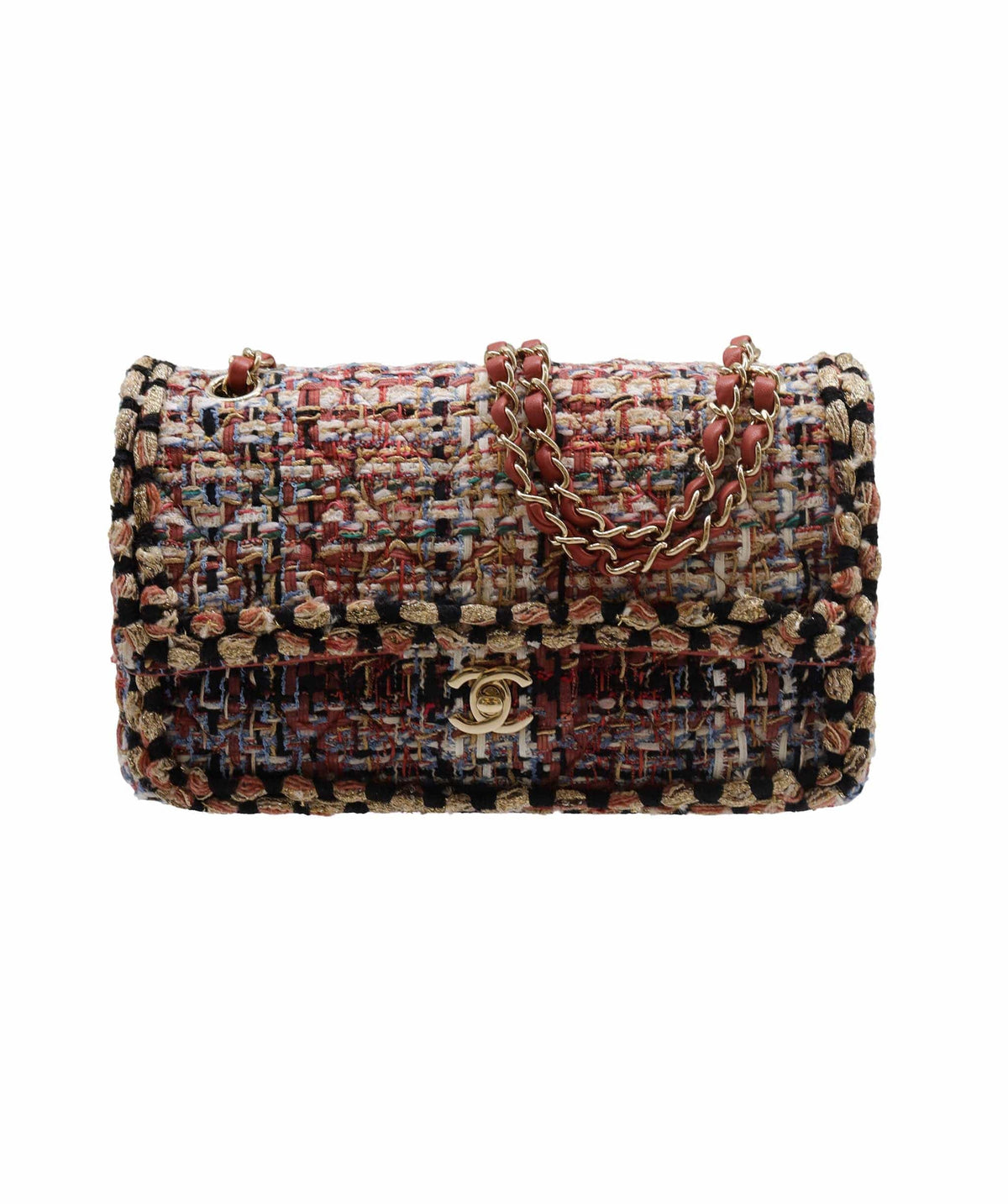 Chanel Tweed "plaid" multicolor Classic Flap - DXBS2773