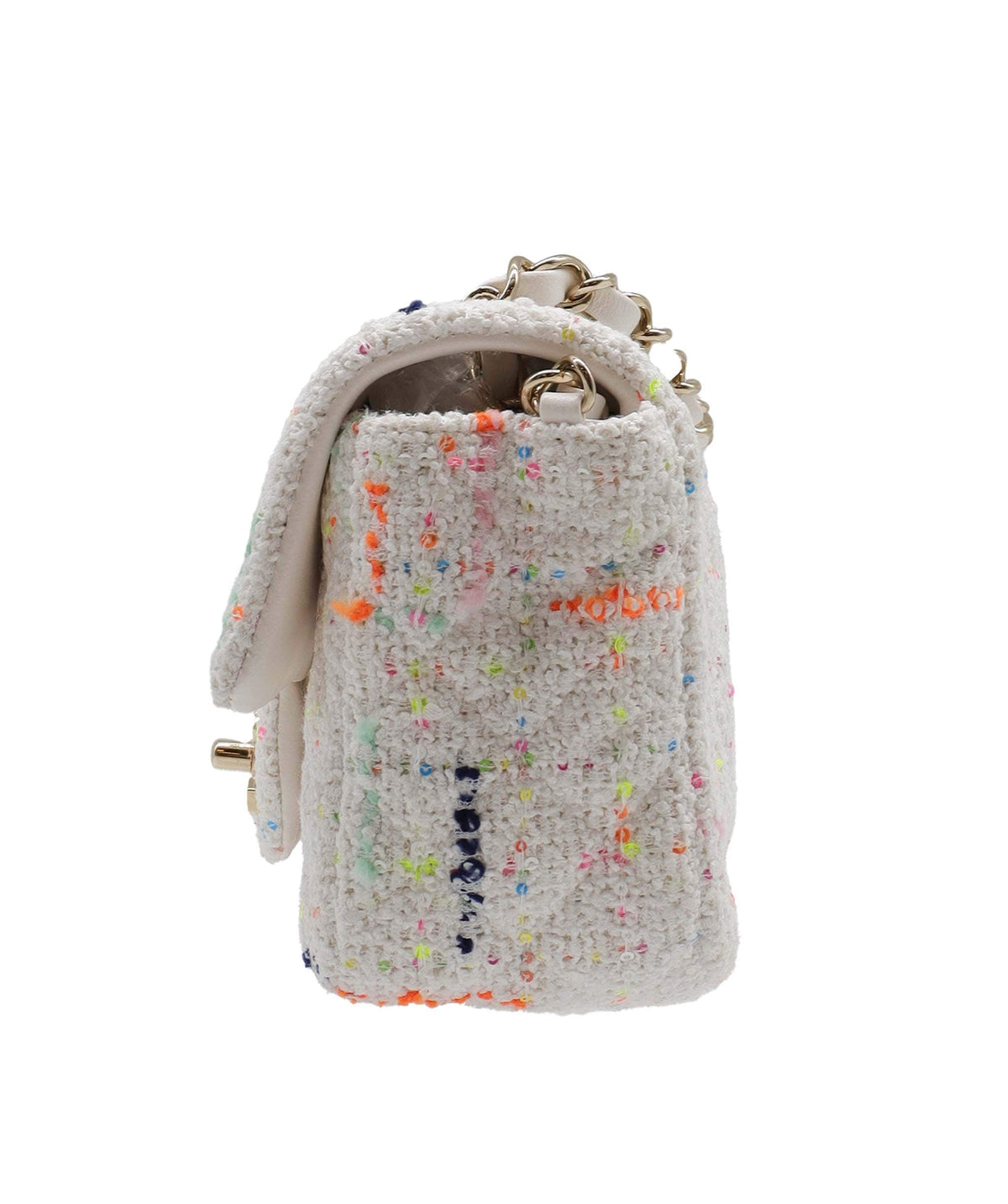CHANEL TWEED sequins WHITE DXBS2904