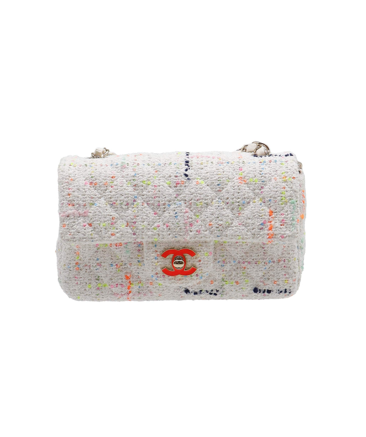 CHANEL TWEED sequins WHITE DXBS2904
