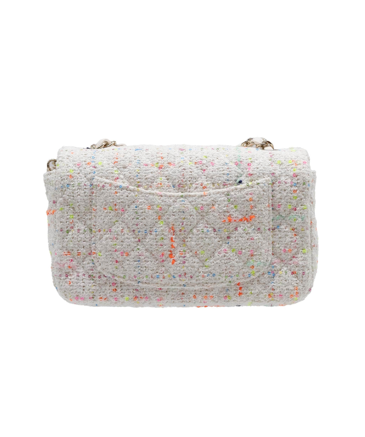 CHANEL TWEED sequins WHITE DXBS2904