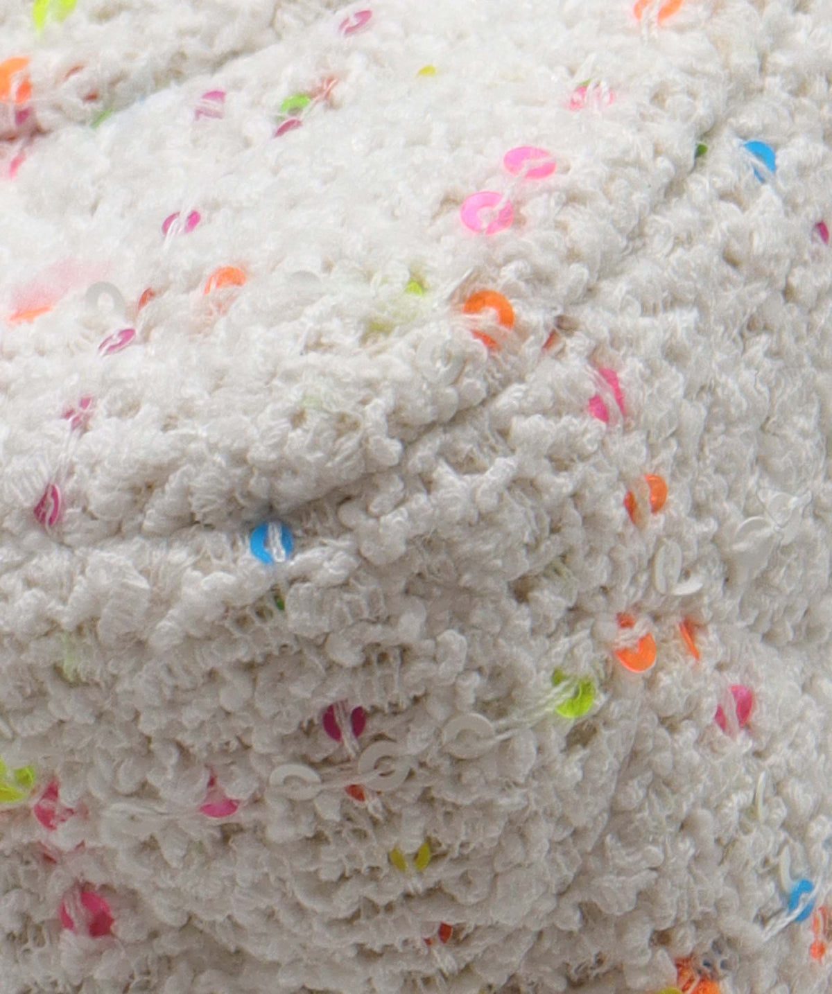 CHANEL TWEED sequins WHITE DXBS2904