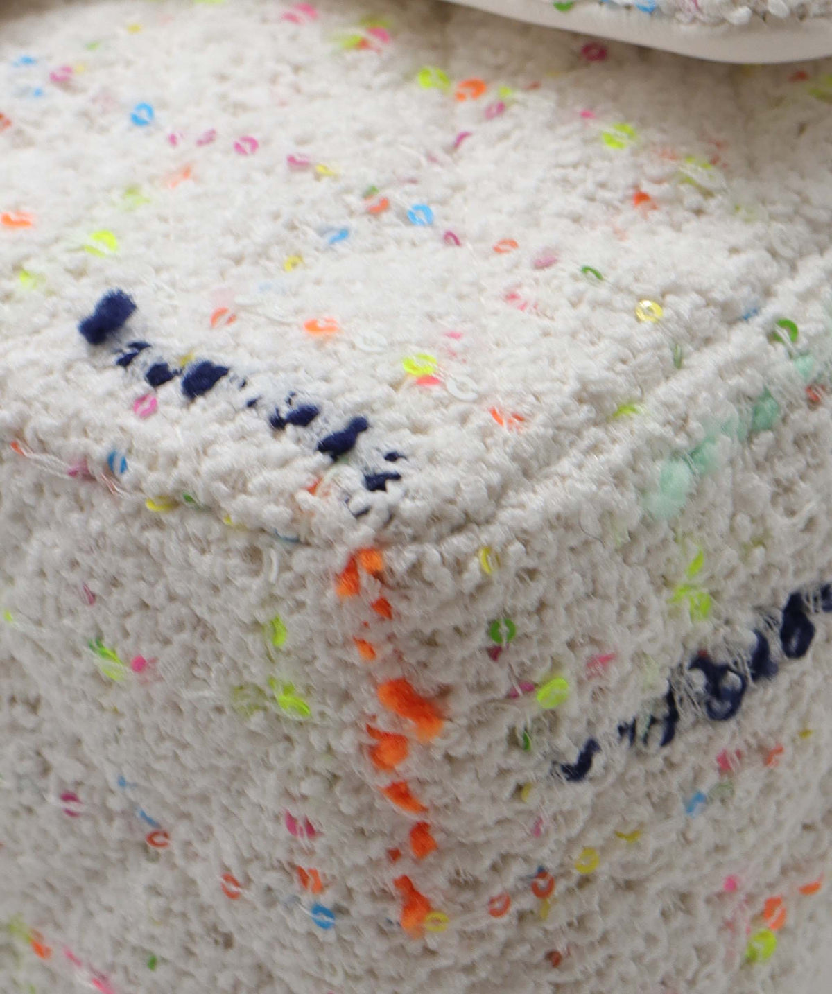 CHANEL TWEED sequins WHITE DXBS2904