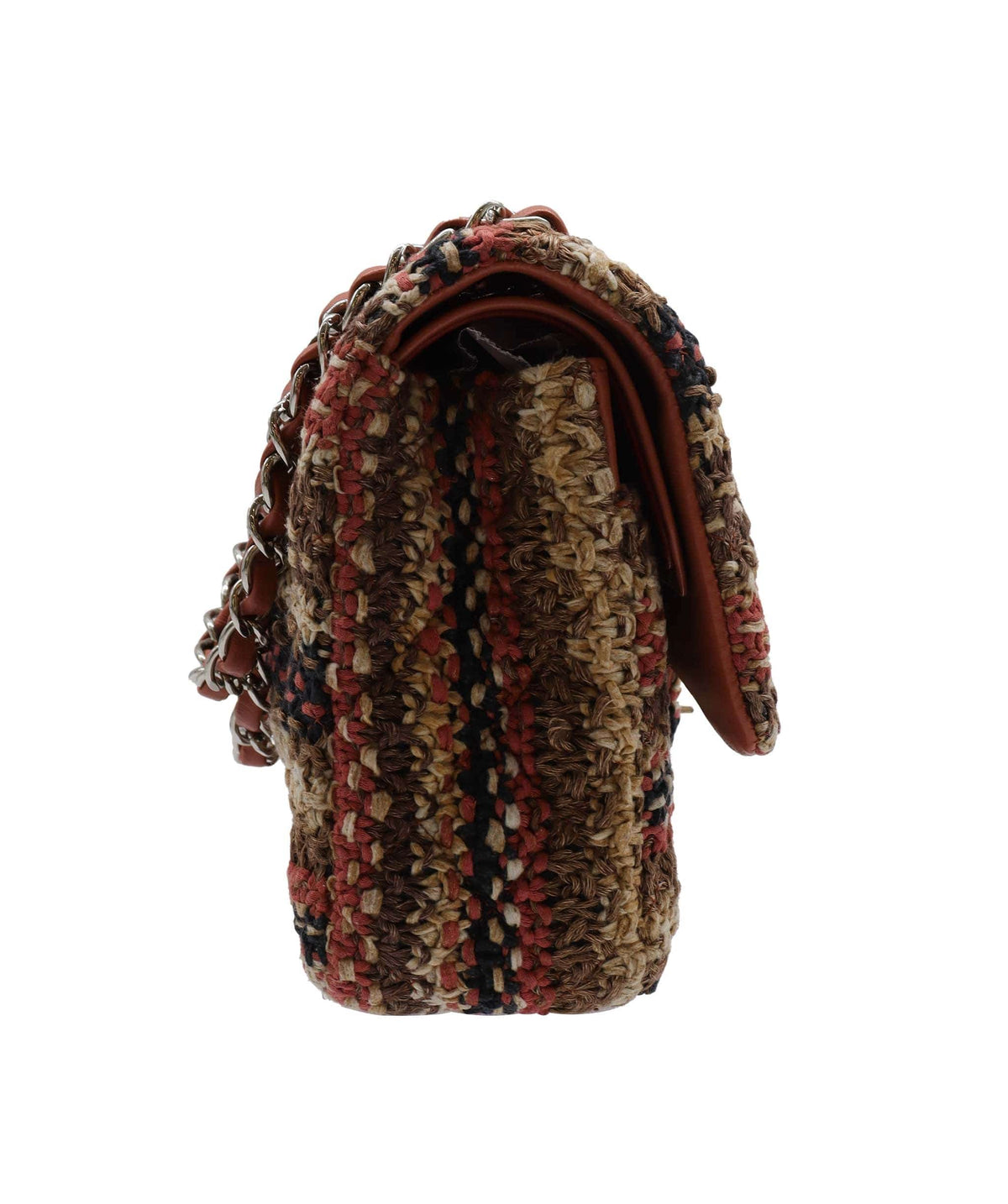 Chanel Tweed "striped" Multicolor Classic Flap - DXBS2770