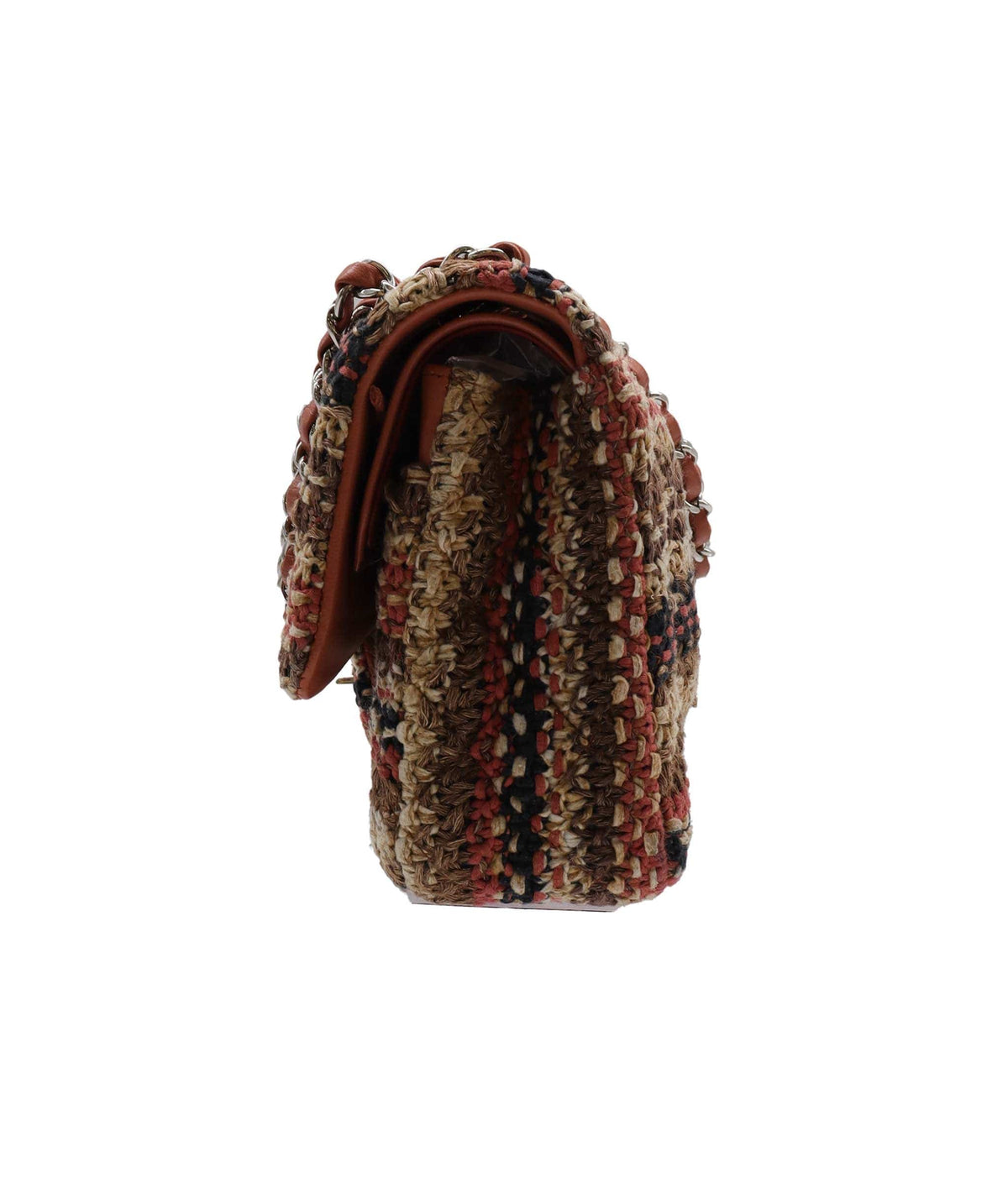 Chanel Tweed "striped" Multicolor Classic Flap - DXBS2770