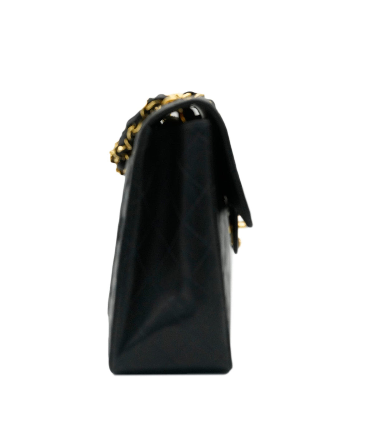 Chanel Vintage Mademoiselle XL CC Flap Black Lambskin GHW #03 DXBA0098