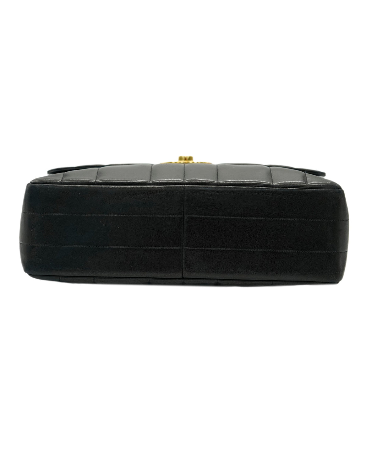 Chanel Vintage Mademoiselle XL CC Flap Black Lambskin GHW #03 DXBA0099