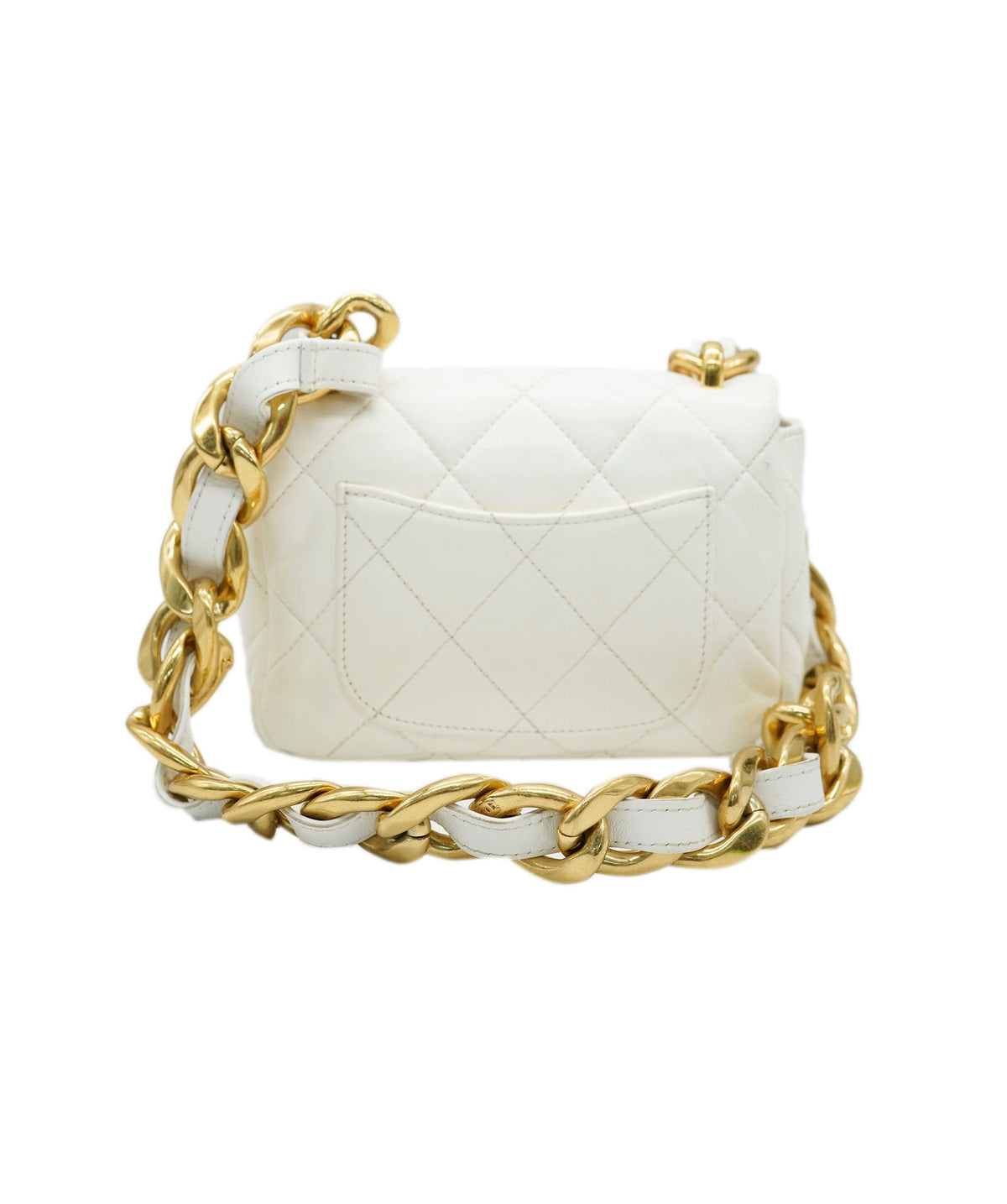 Chanel white funky town bag mini 22S AGL2554