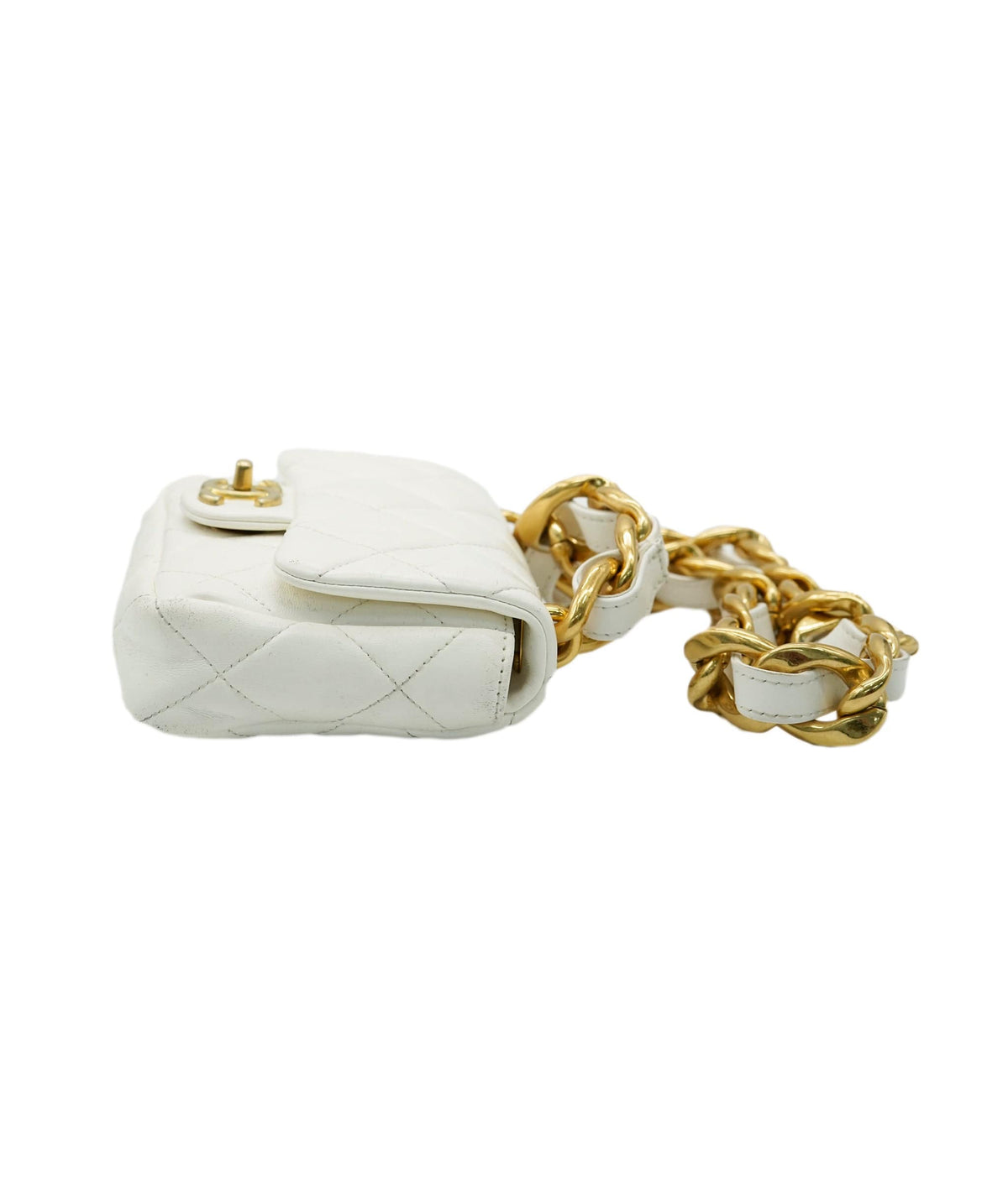 Chanel white funky town bag mini 22S AGL2554