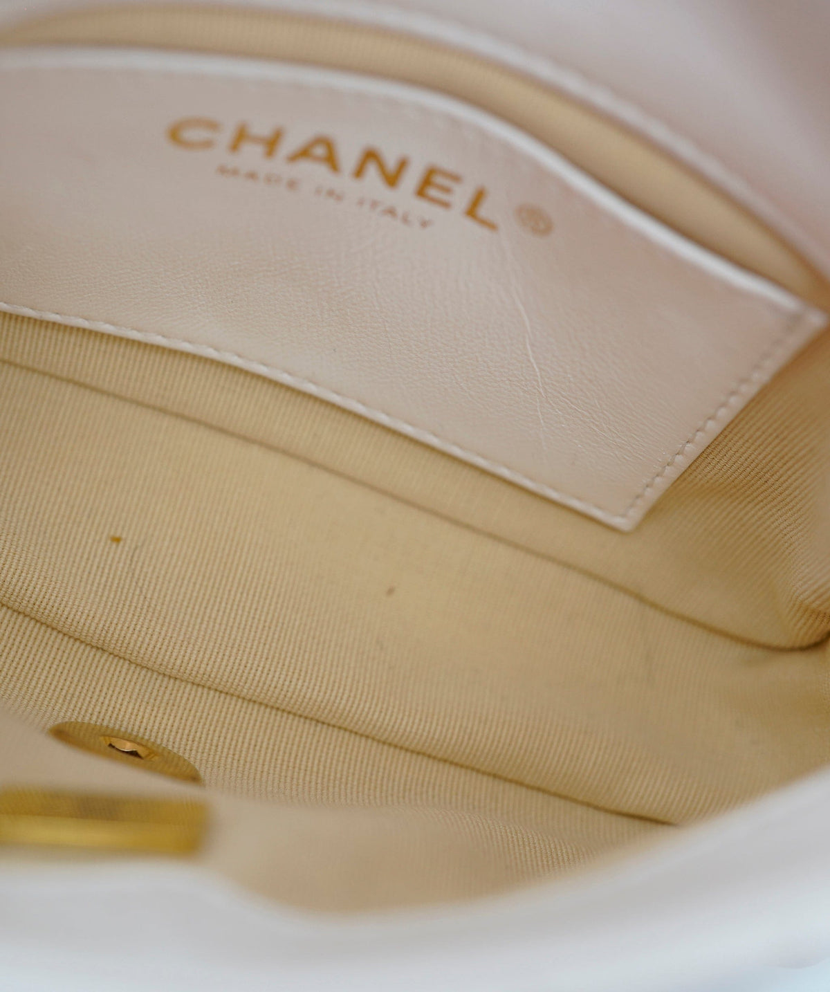Chanel white funky town bag mini 22S AGL2554