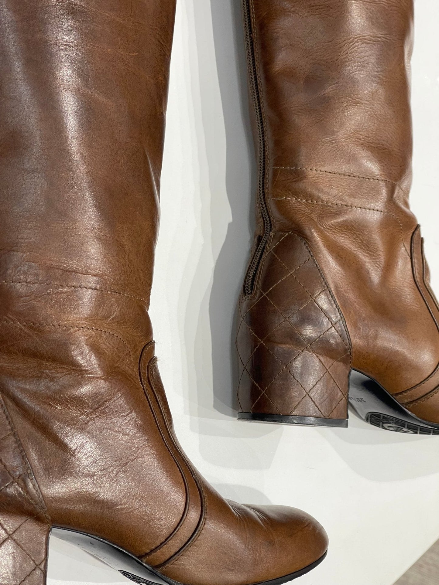Chanel - Bottes marrons T38,5
