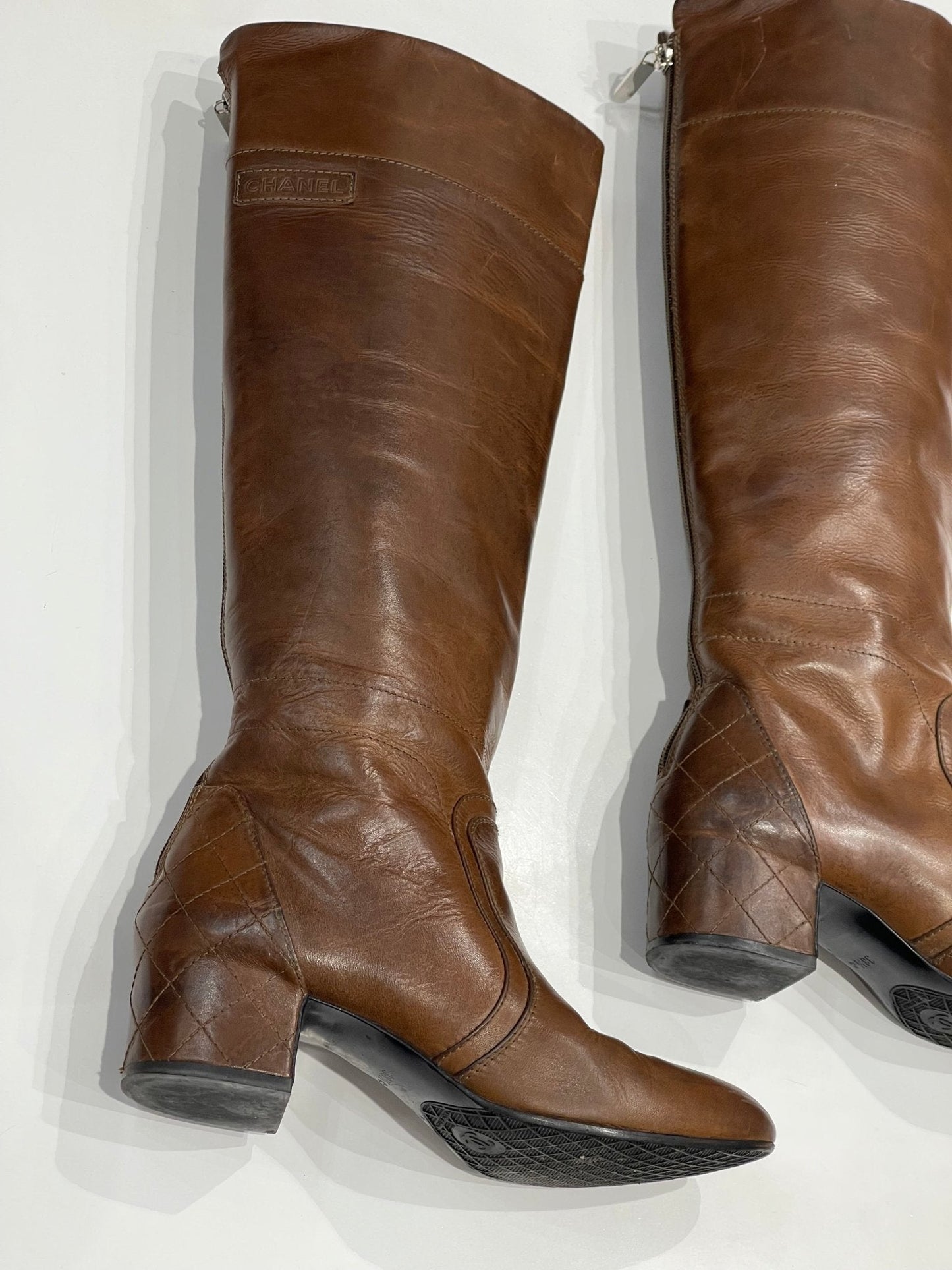 Chanel - Bottes marrons T38,5