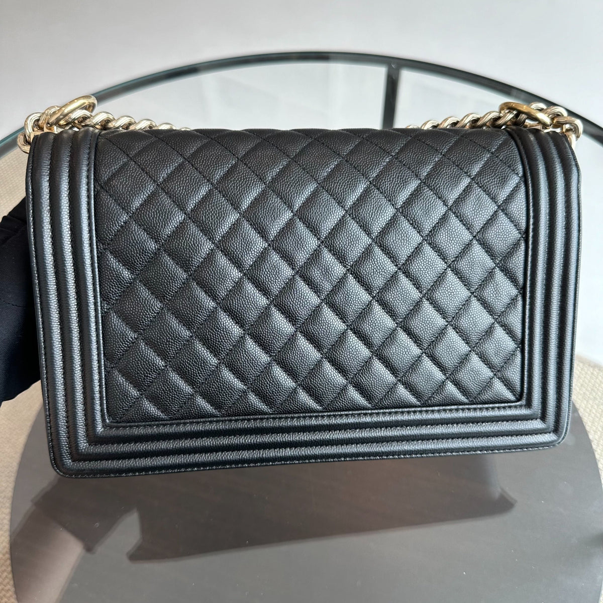 Boy Caviar New Medium 28CM Leboy Black GHW No 23