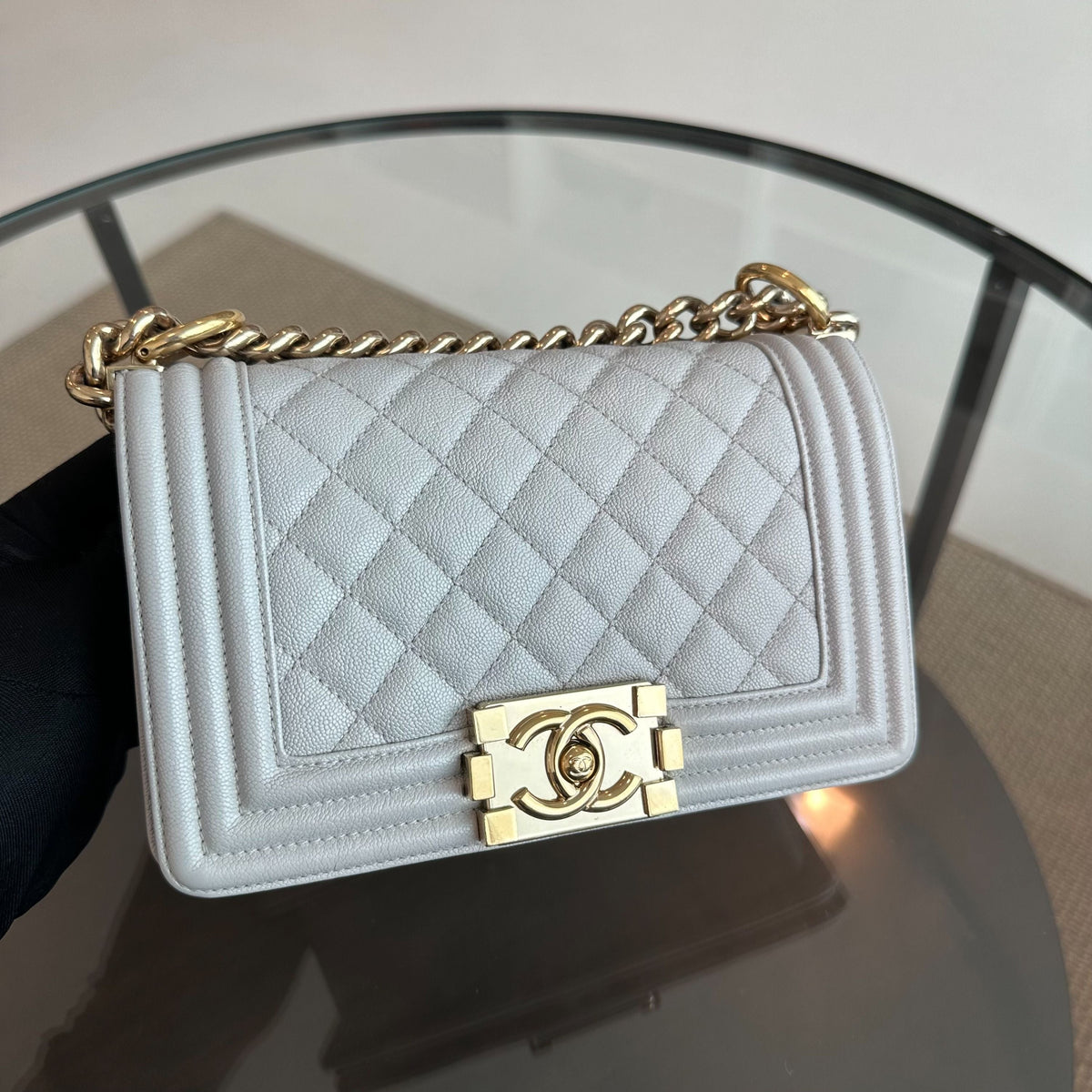 Caviar Boy Small 20CM Light Grey Leboy GHW No 28