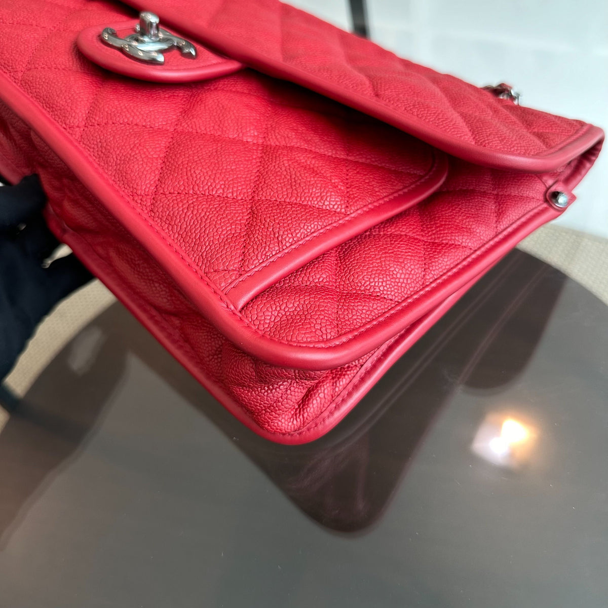 Caviar French Riviera Large Flap Bag No 20 S$2,800
